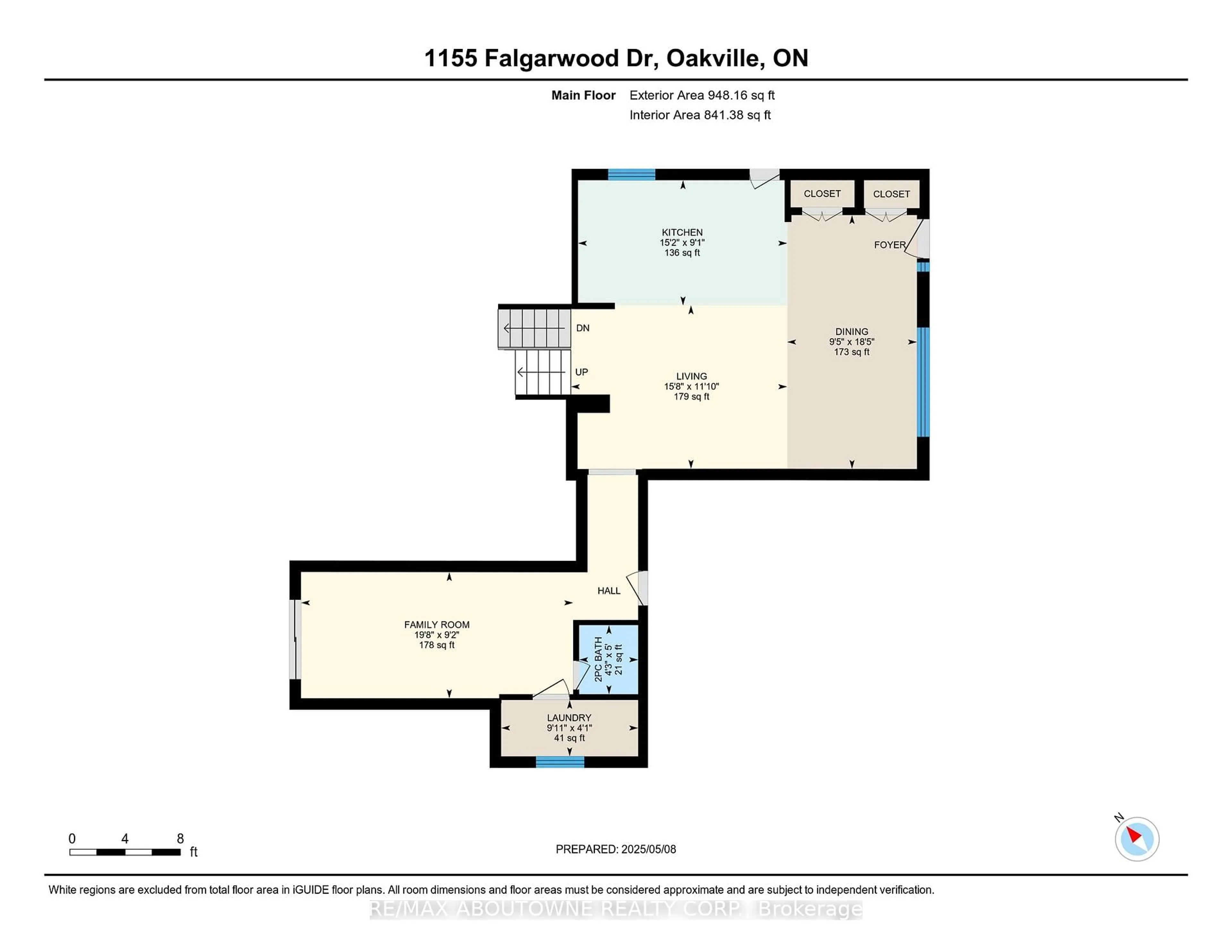 Floor plan for 1155 Falgarwood Dr, Oakville Ontario L6H 2L4