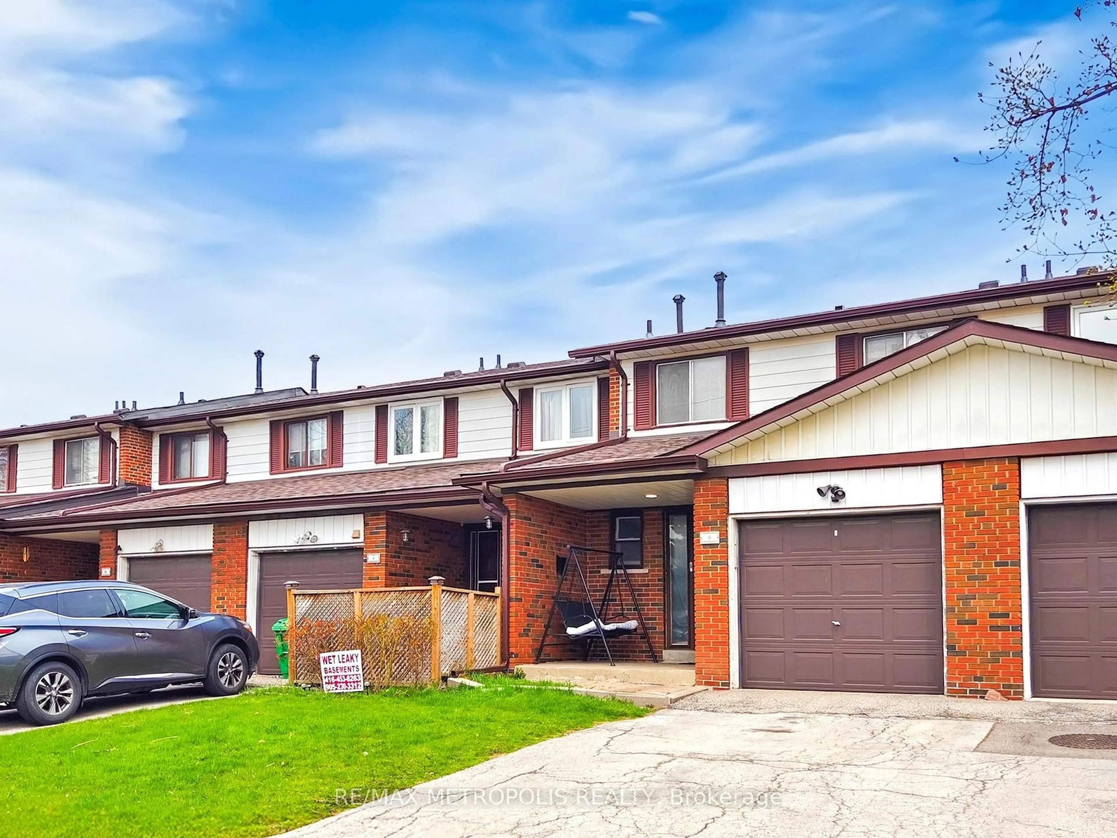 Home with brick exterior material, street for 7033 Netherbrae Rd #8, Mississauga Ontario L4T 2W2