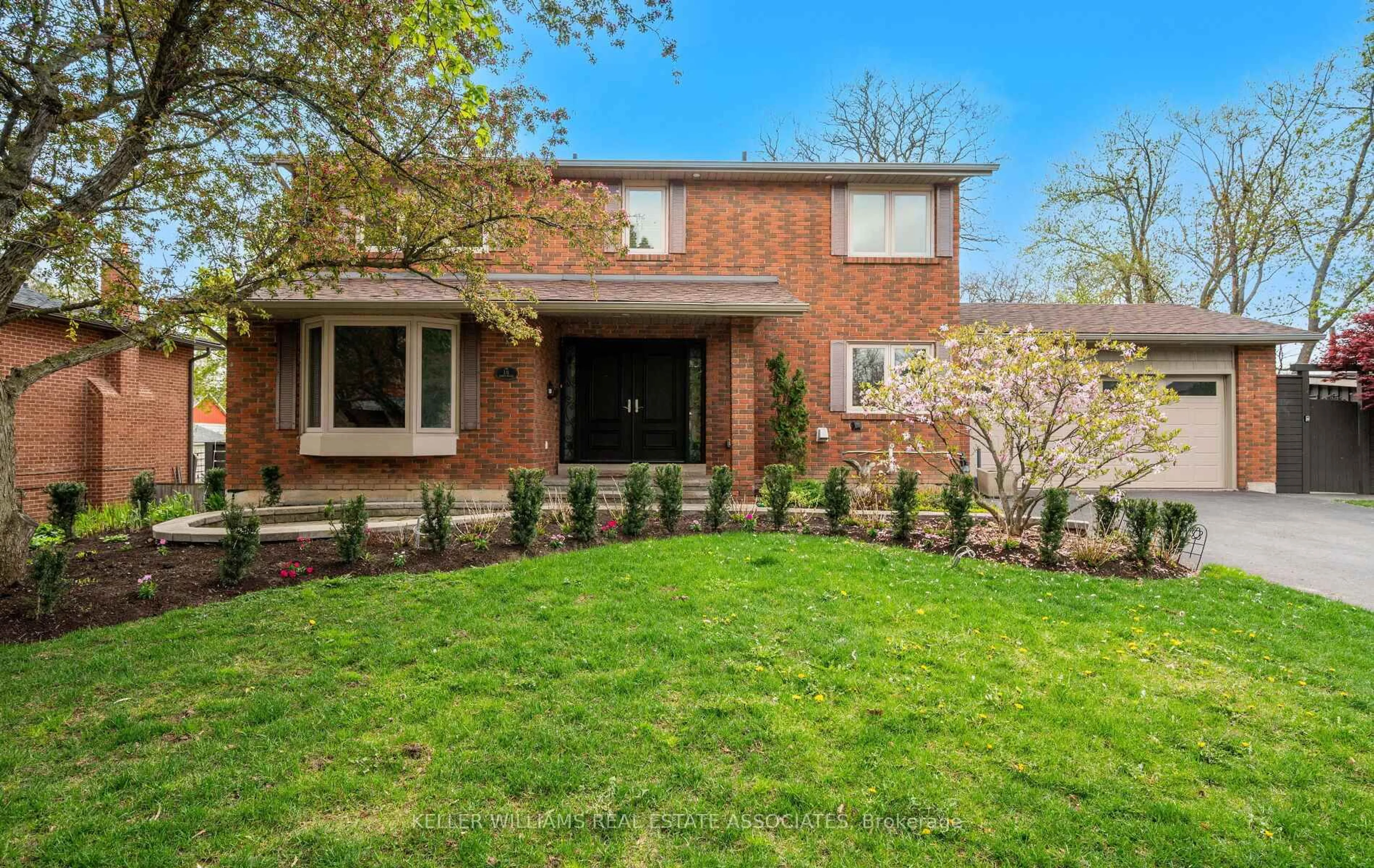 Home with brick exterior material, street for 16 Amity Rd, Mississauga Ontario L5M 1P2