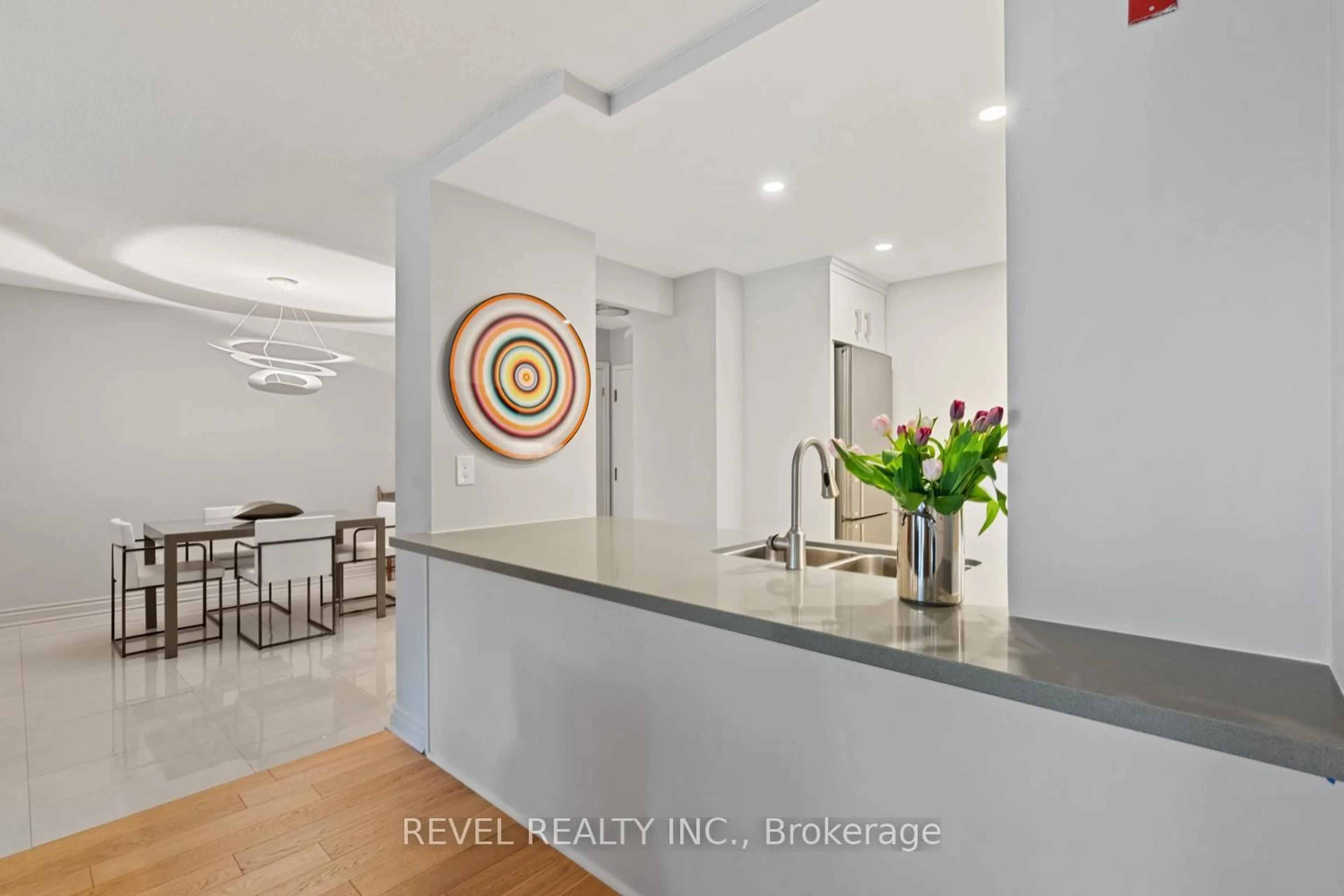 Open concept kitchen, ceramic/tile floor for 1 Ripley Ave #201, Toronto Ontario M6S 4Z6