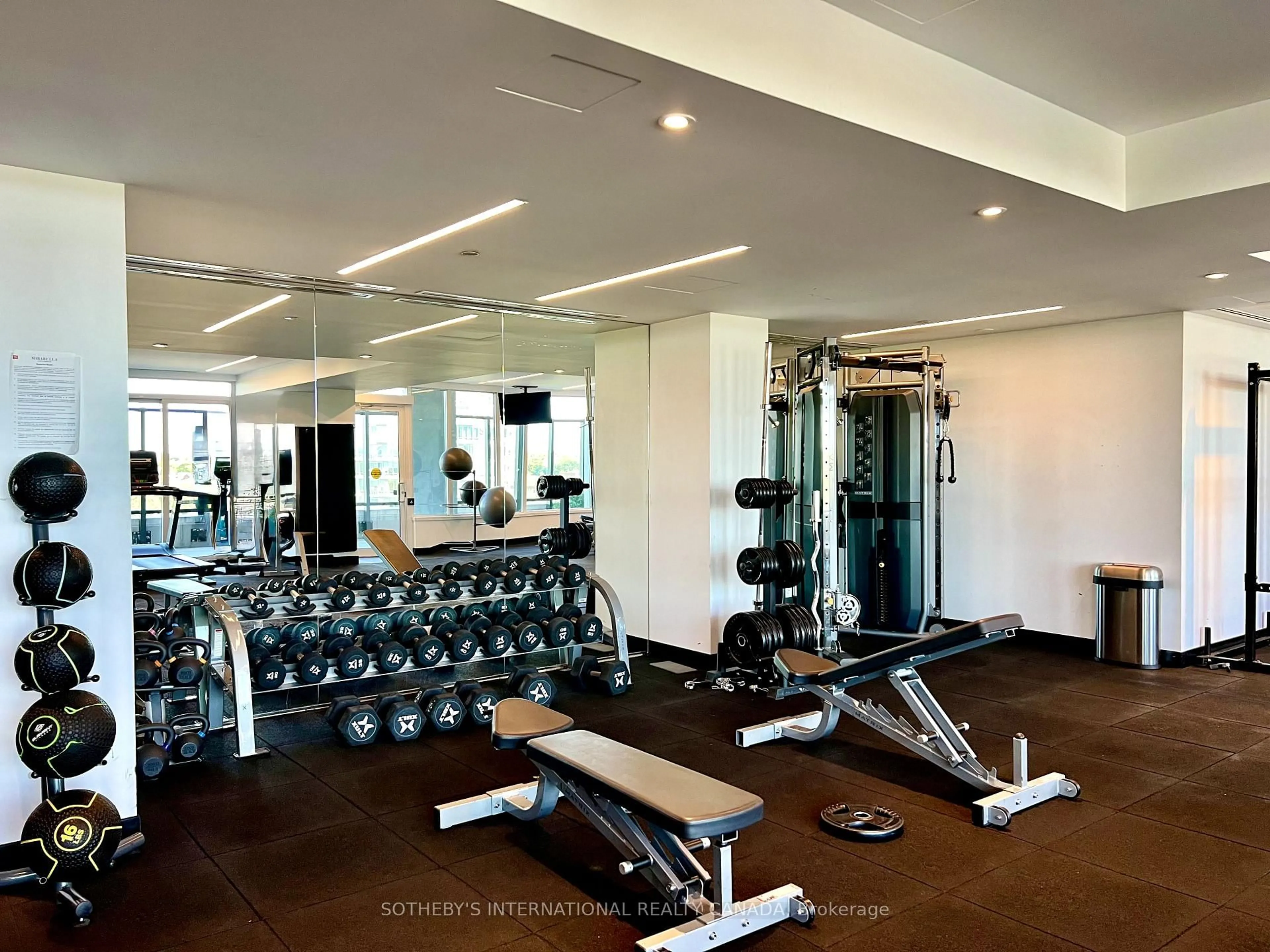 Gym or fitness room for 1926 Lakeshore Blvd #2712, Toronto Ontario M6S 1A1