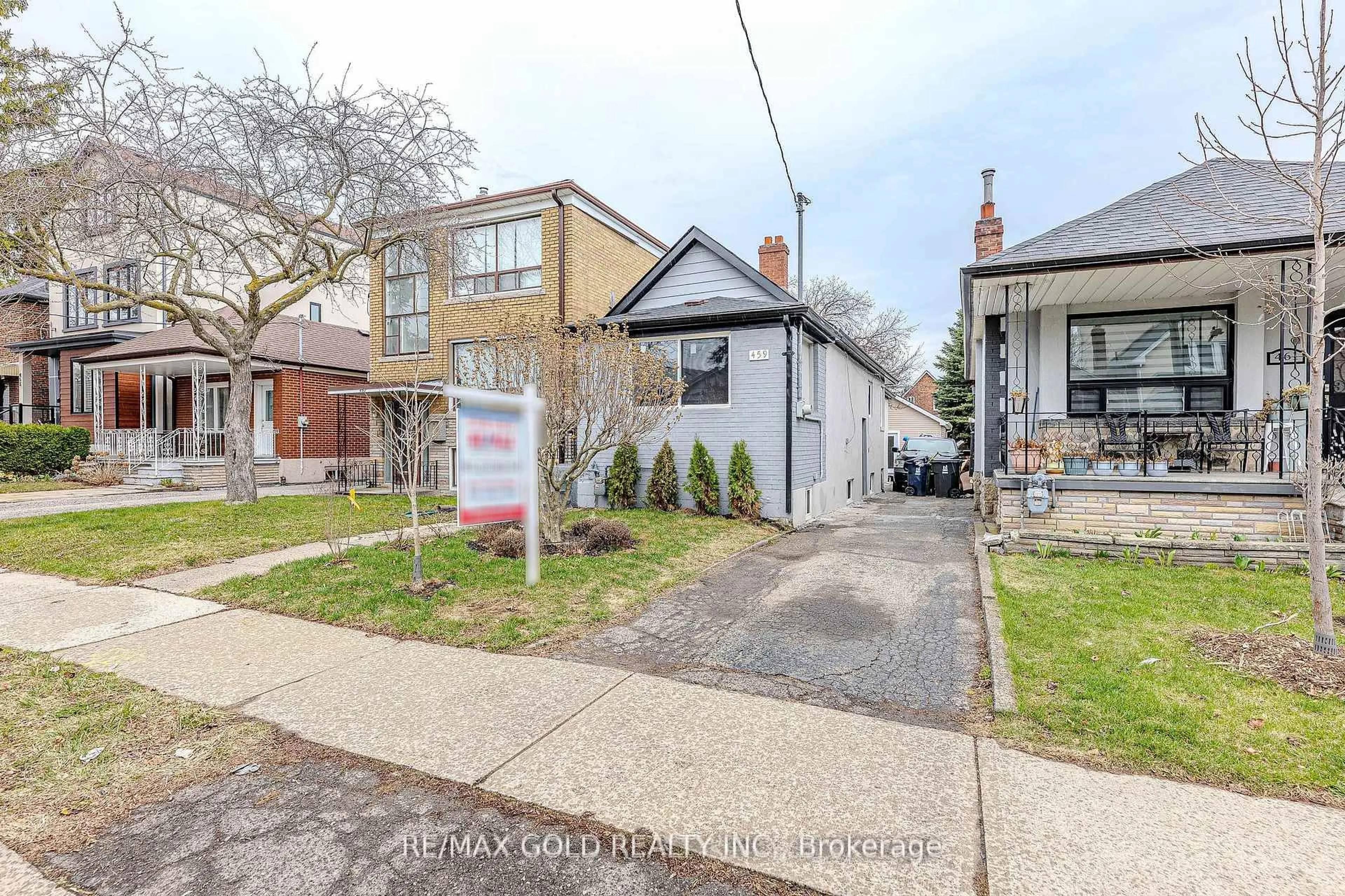 Home with brick exterior material, street for 459 Whitmore Ave, Toronto Ontario M6E 2N6
