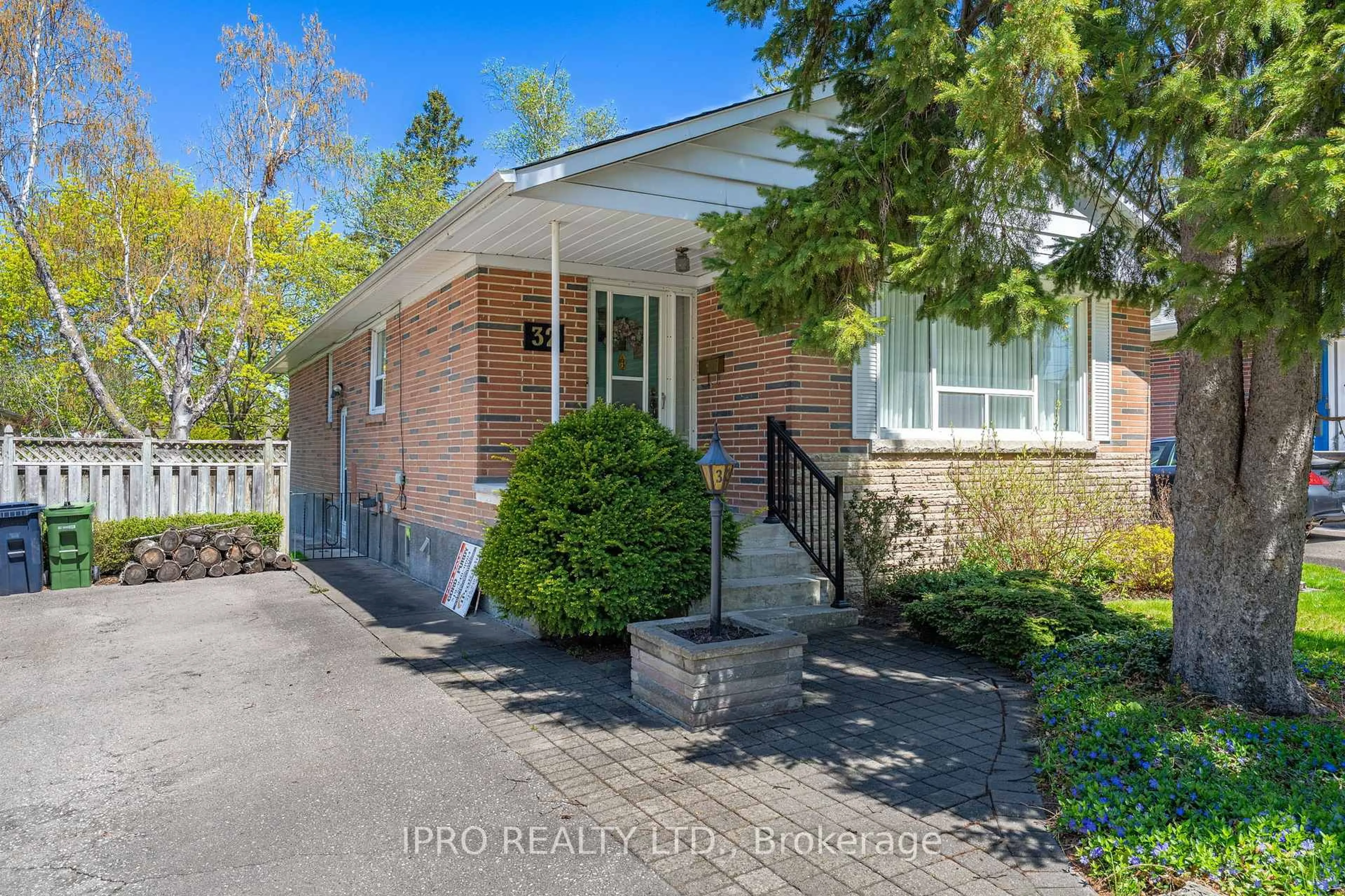Home with brick exterior material, street for 32 Cloverhill Rd, Toronto Ontario M8Y 1T3