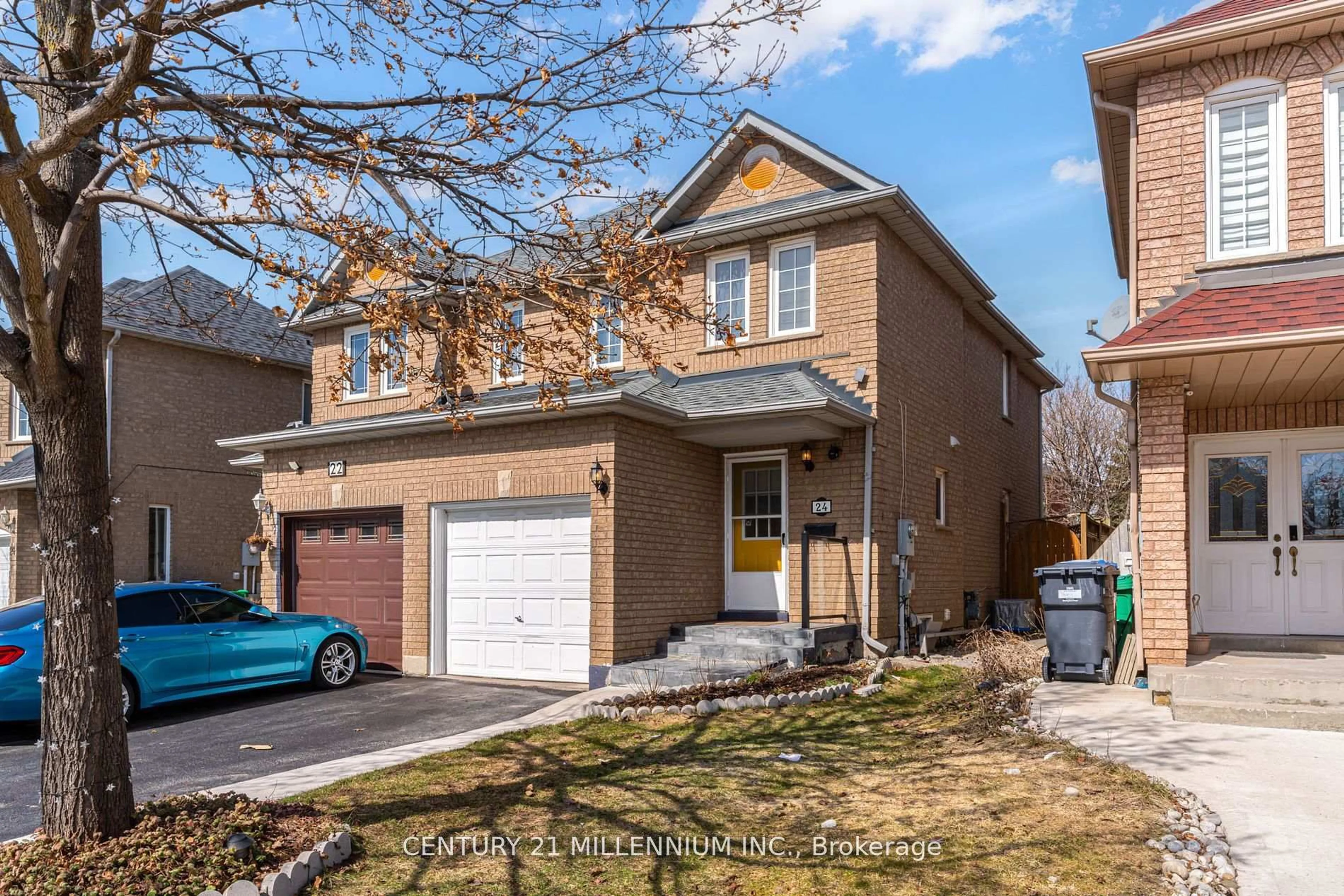 Home with brick exterior material, street for 24 Herkes Dr, Brampton Ontario L6Y 4Z2