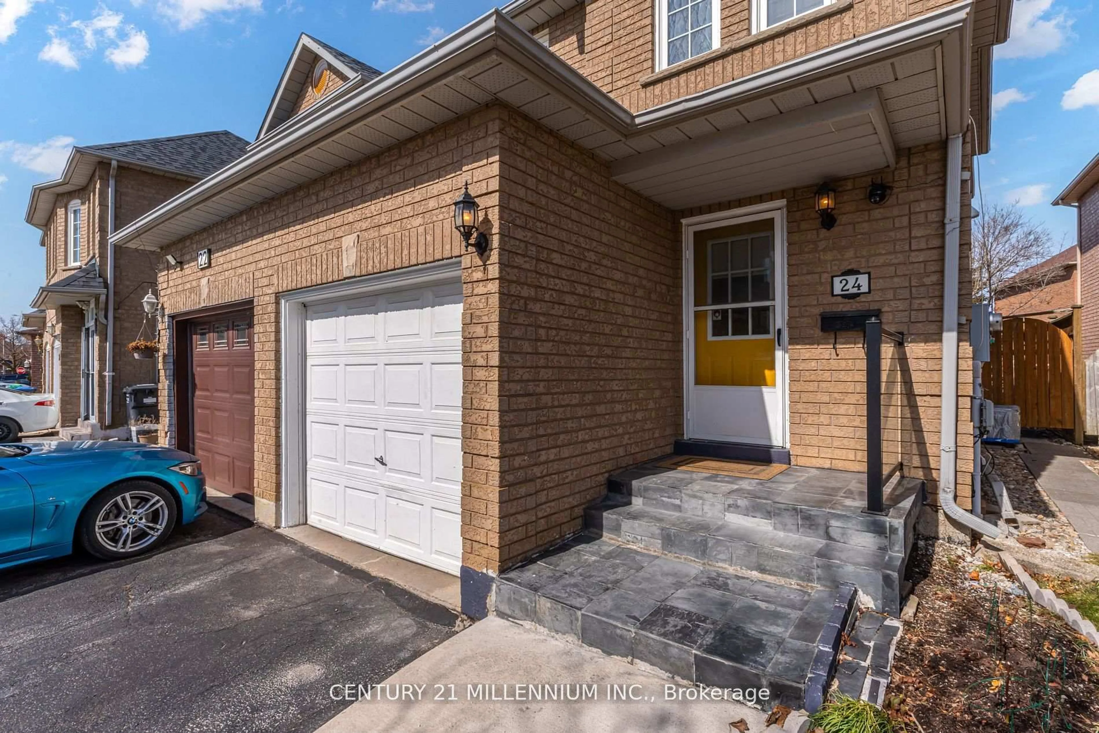 Home with brick exterior material, street for 24 Herkes Dr, Brampton Ontario L6Y 4Z2