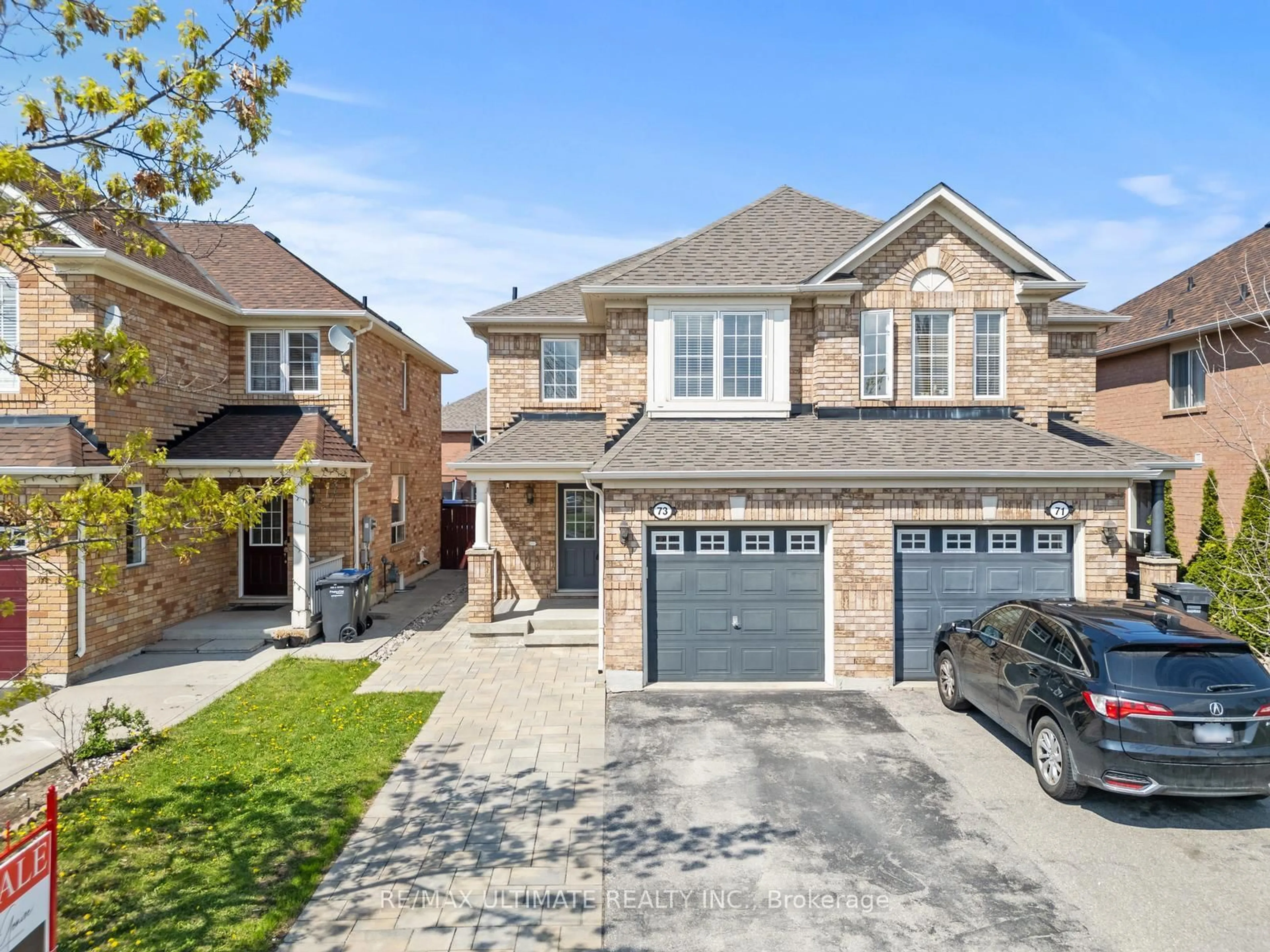 Home with brick exterior material, street for 73 Eastway St, Brampton Ontario L6S 0A4