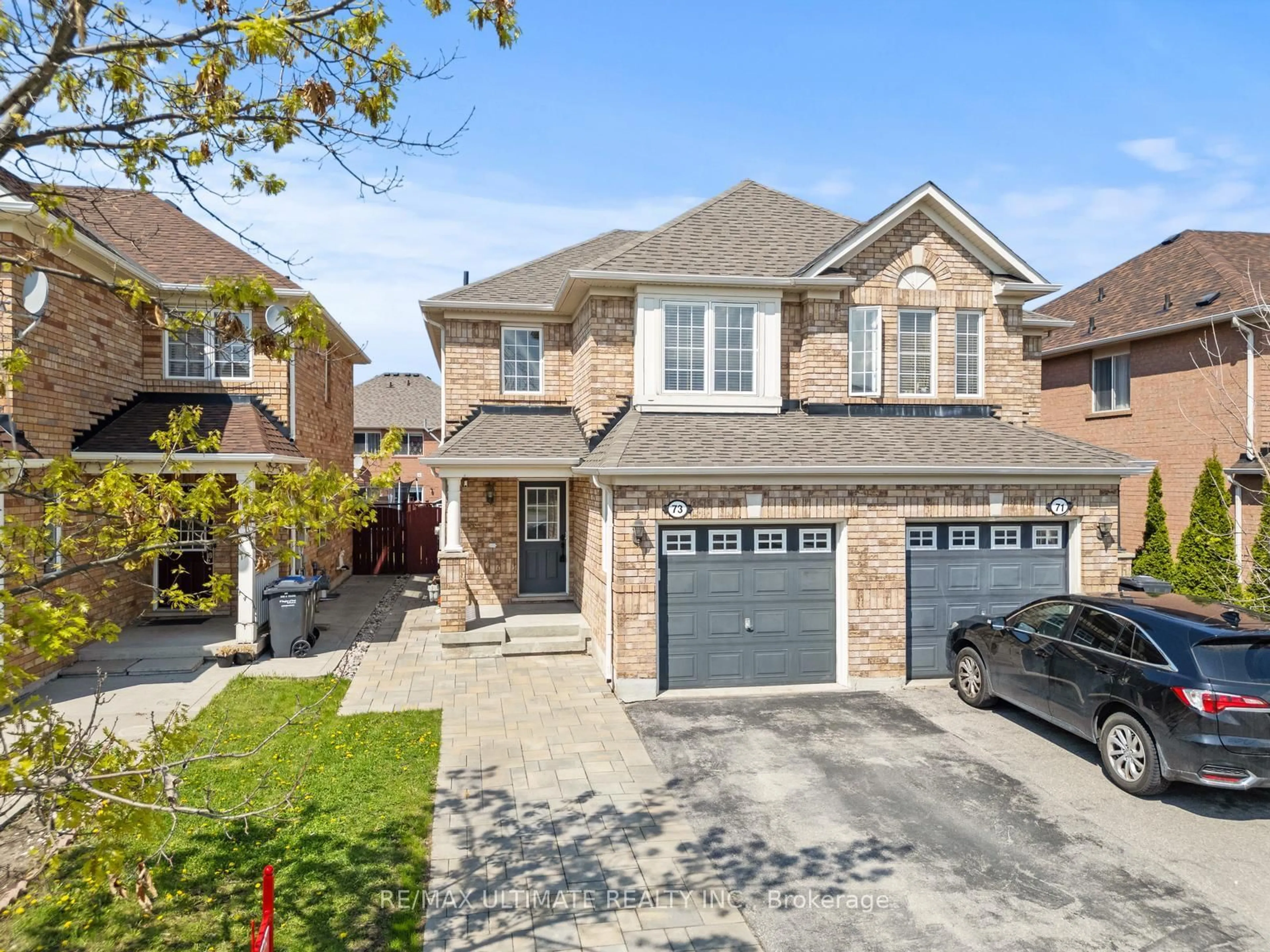 Home with brick exterior material, street for 73 Eastway St, Brampton Ontario L6S 0A4