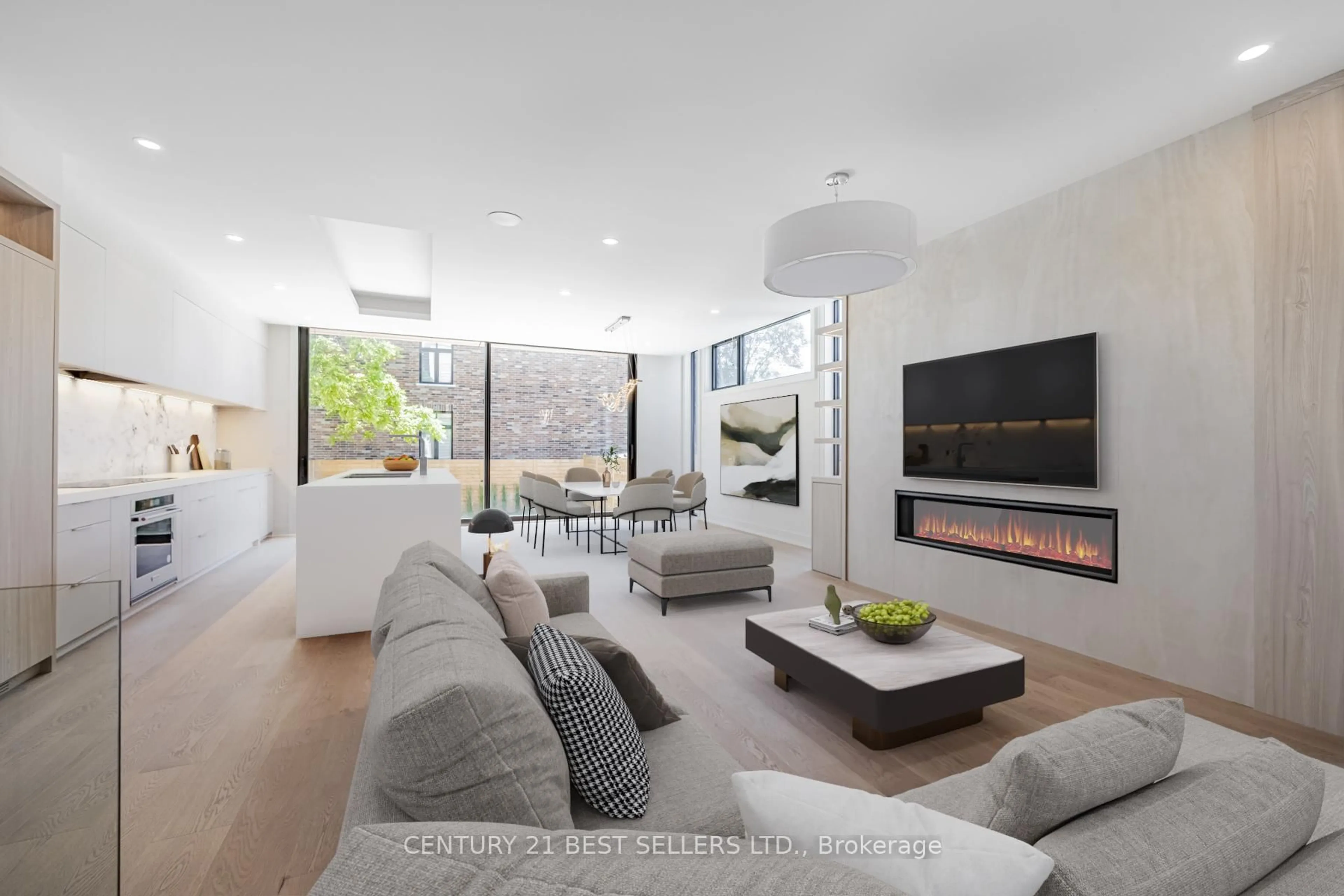 Living room with furniture, unknown for 1032 West Ave, Mississauga Ontario L5E 1V9