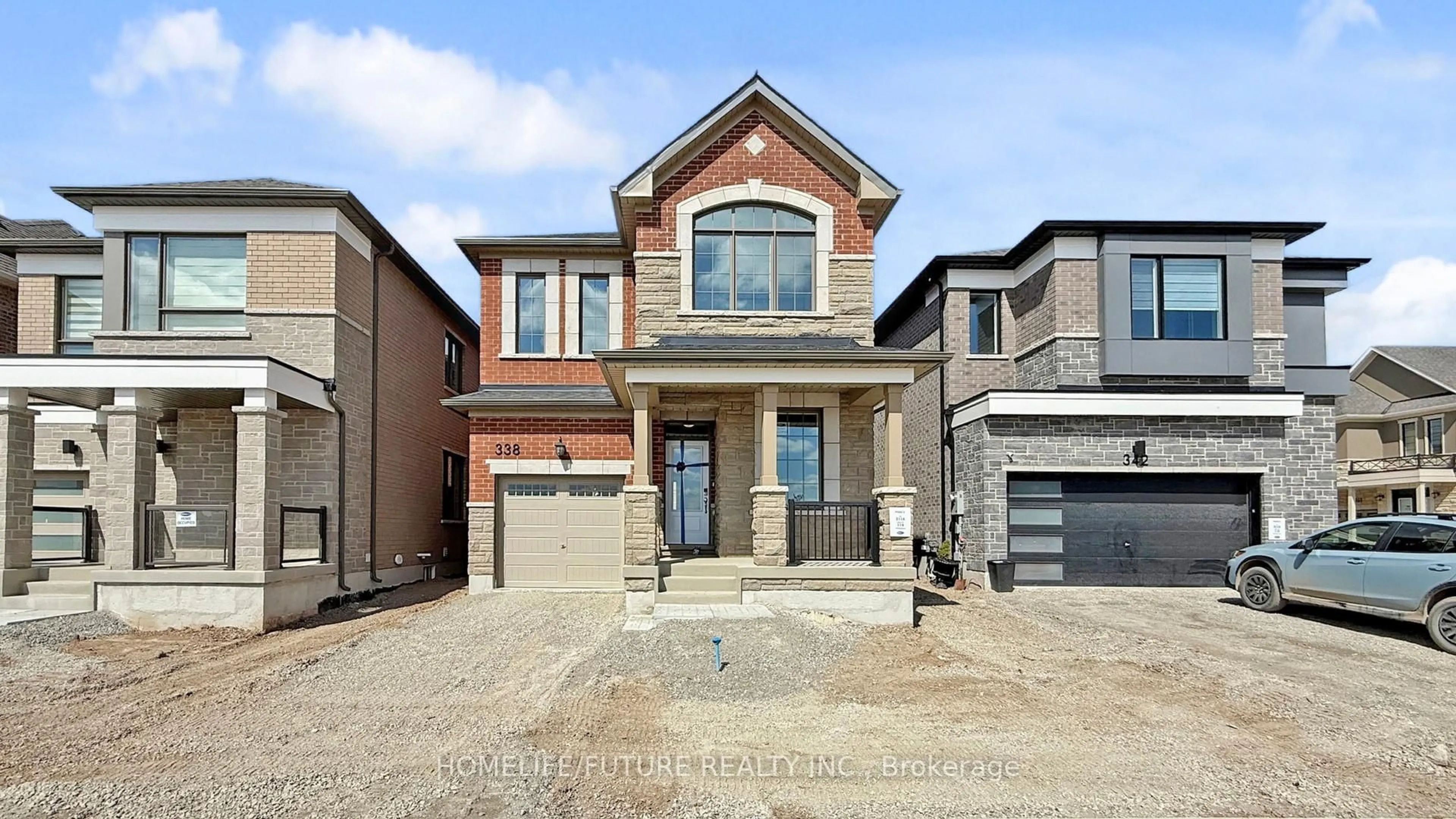 Home with brick exterior material, street for 338 Marigold Crt, Milton Ontario L9E 2B9