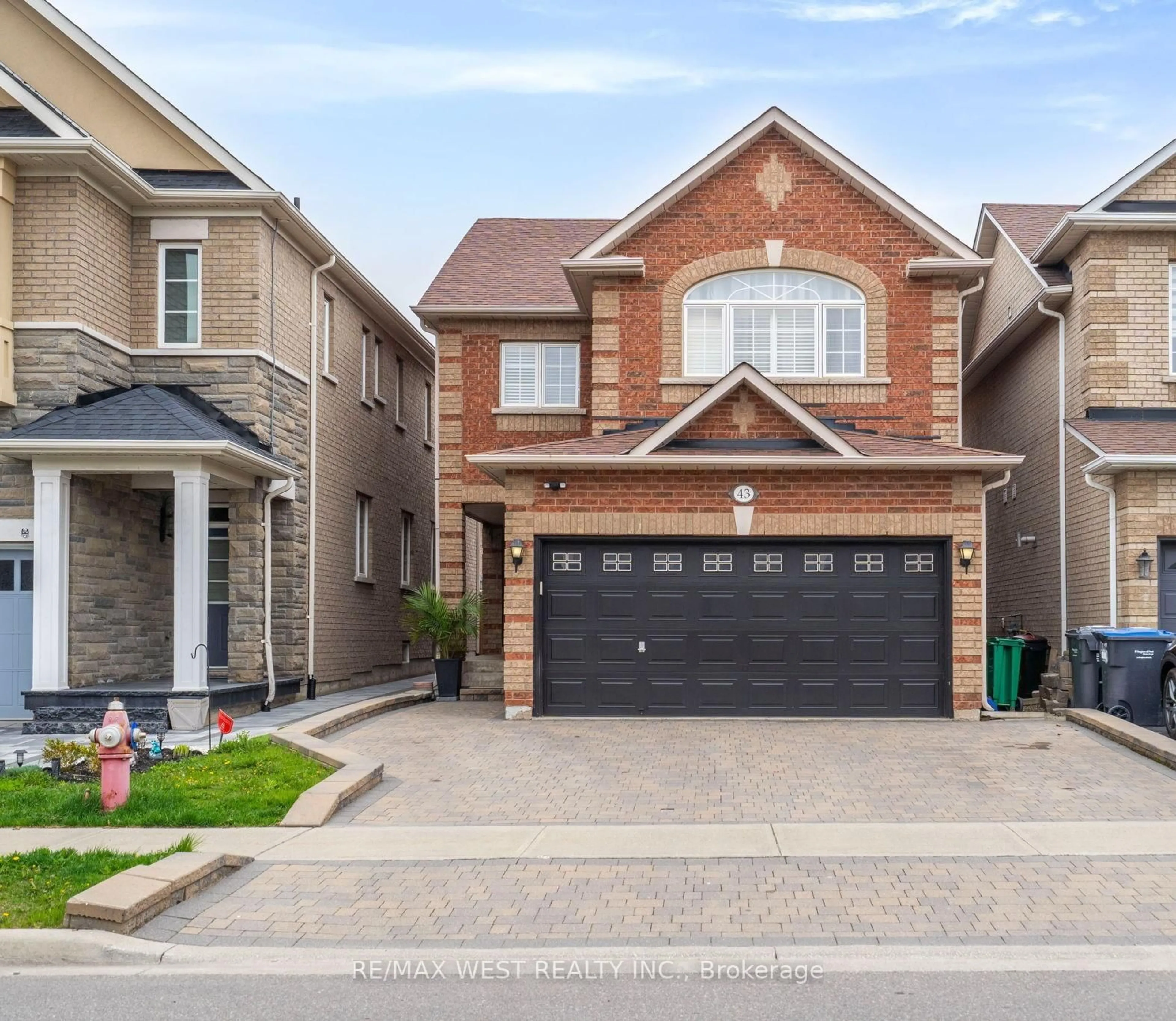 Home with brick exterior material, street for 43 Humbershed Cres, Caledon Ontario L7E 2X3