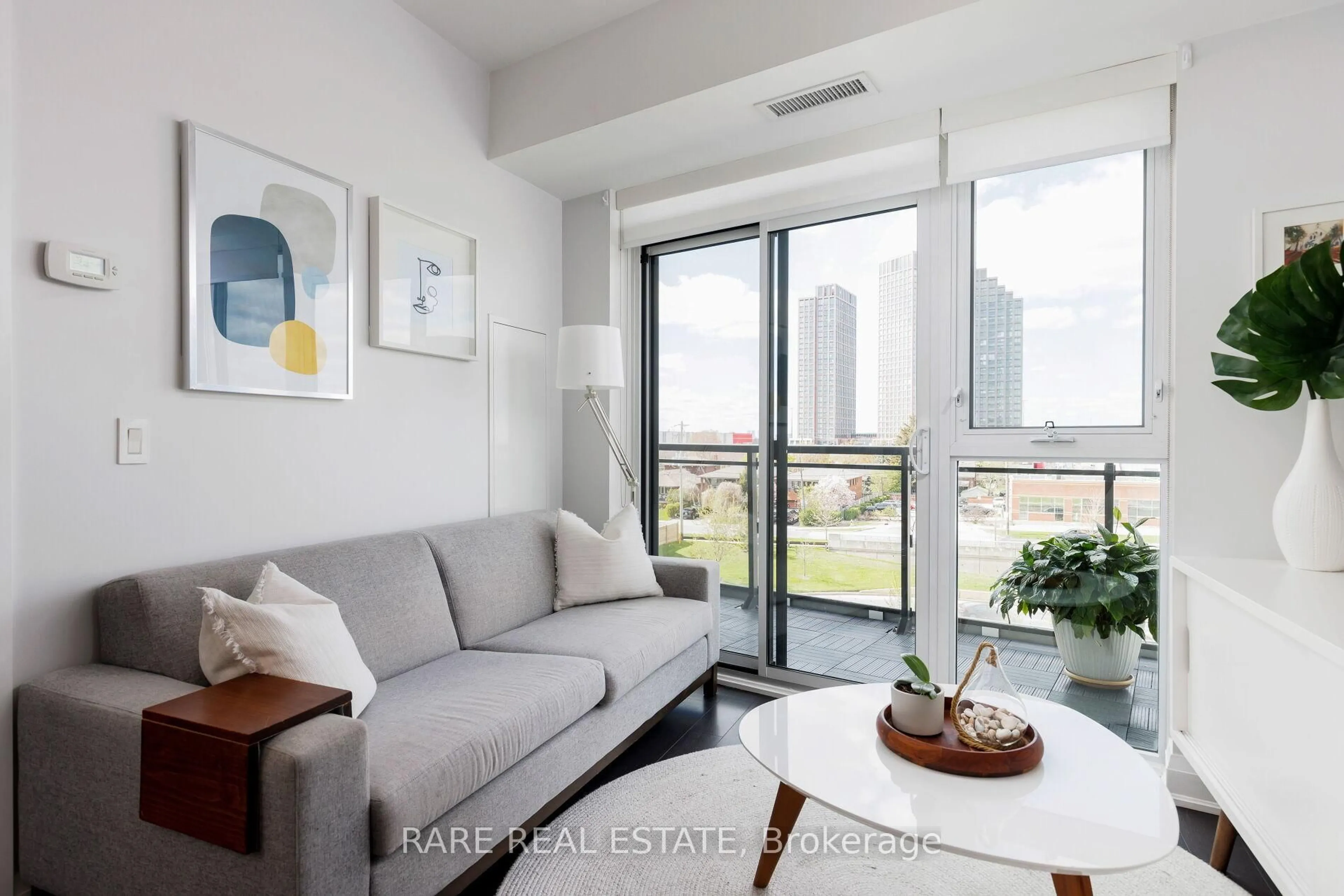 Living room with furniture, unknown for 16 Mcadam Ave #404, Toronto Ontario M6A 1S5