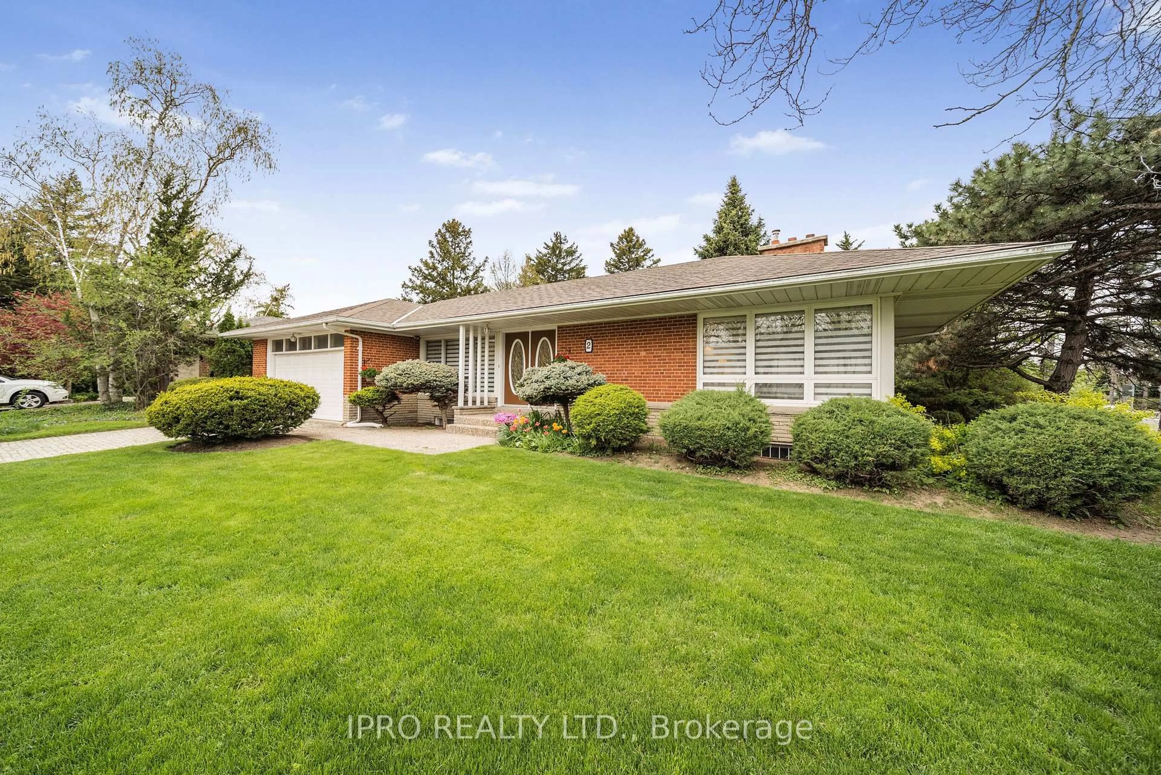 Home with brick exterior material, street for 2 Aylesbury Rd, Toronto Ontario M9A 2M4