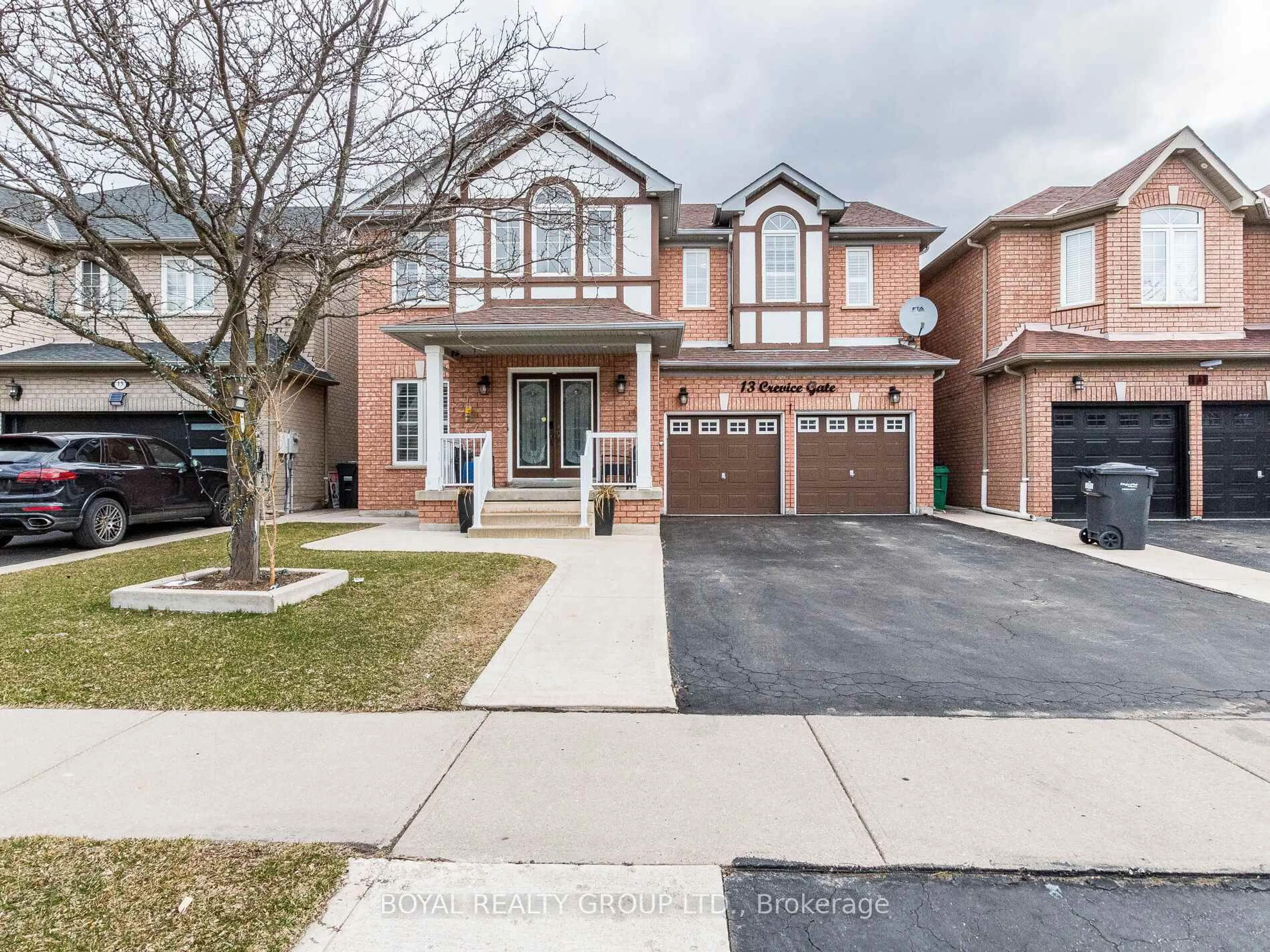 Home with brick exterior material, street for 13 Crevice Gate, Brampton Ontario L6R 2X5