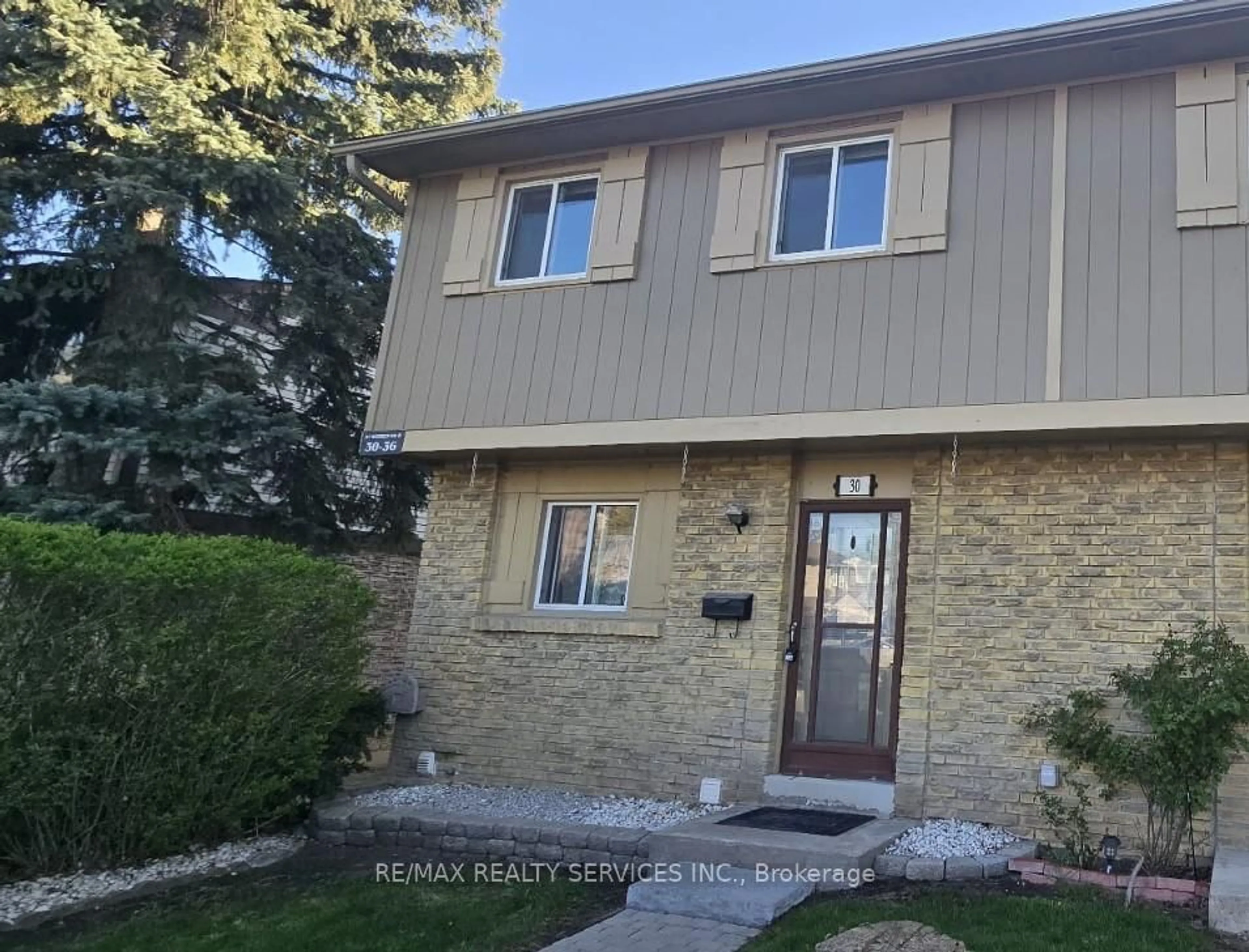 Home with vinyl exterior material, street for 57 Hansen Rd #30, Brampton Ontario L6V 3C6
