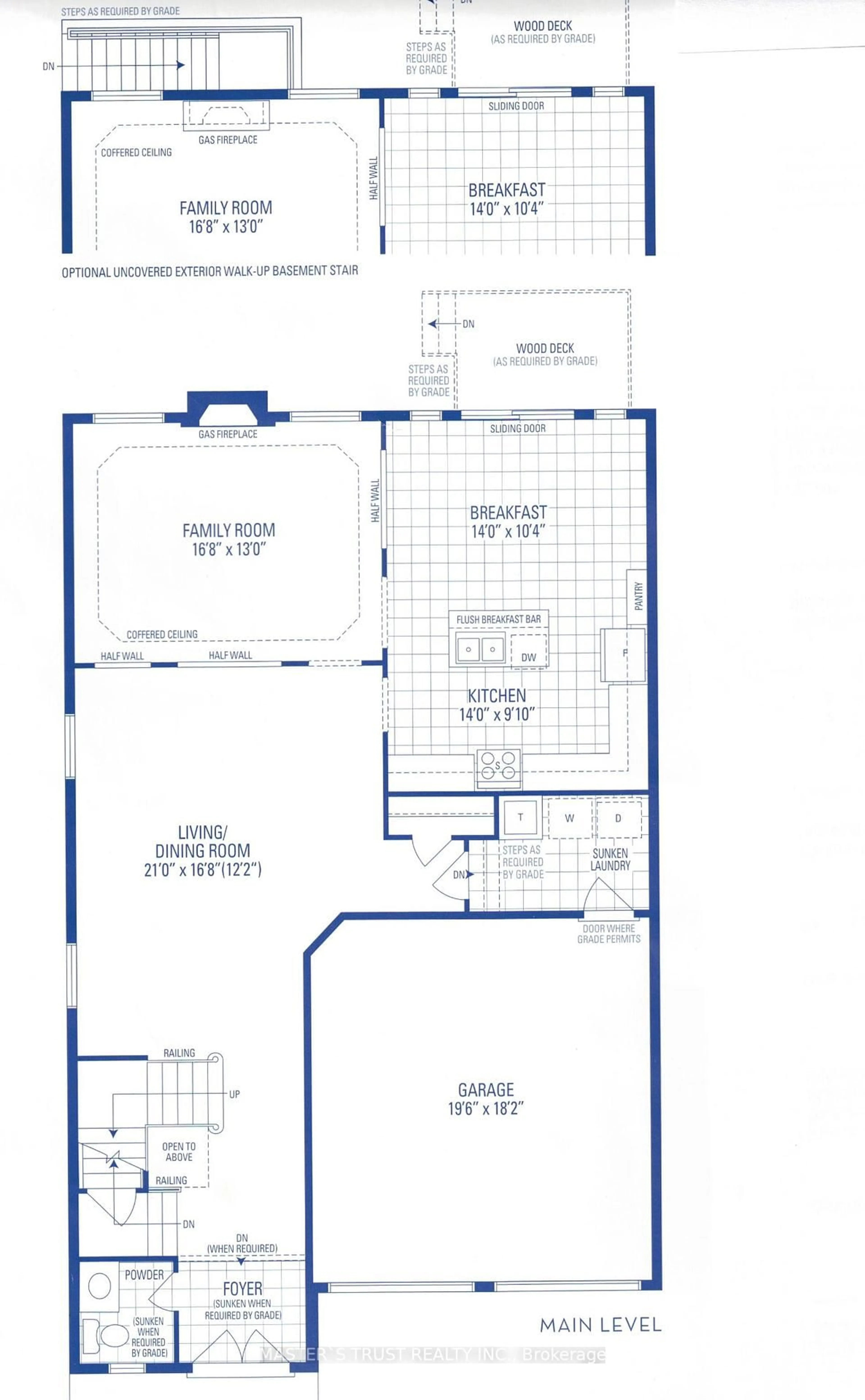 Floor plan for 1562 Leger Way, Milton Ontario L9E 1H4
