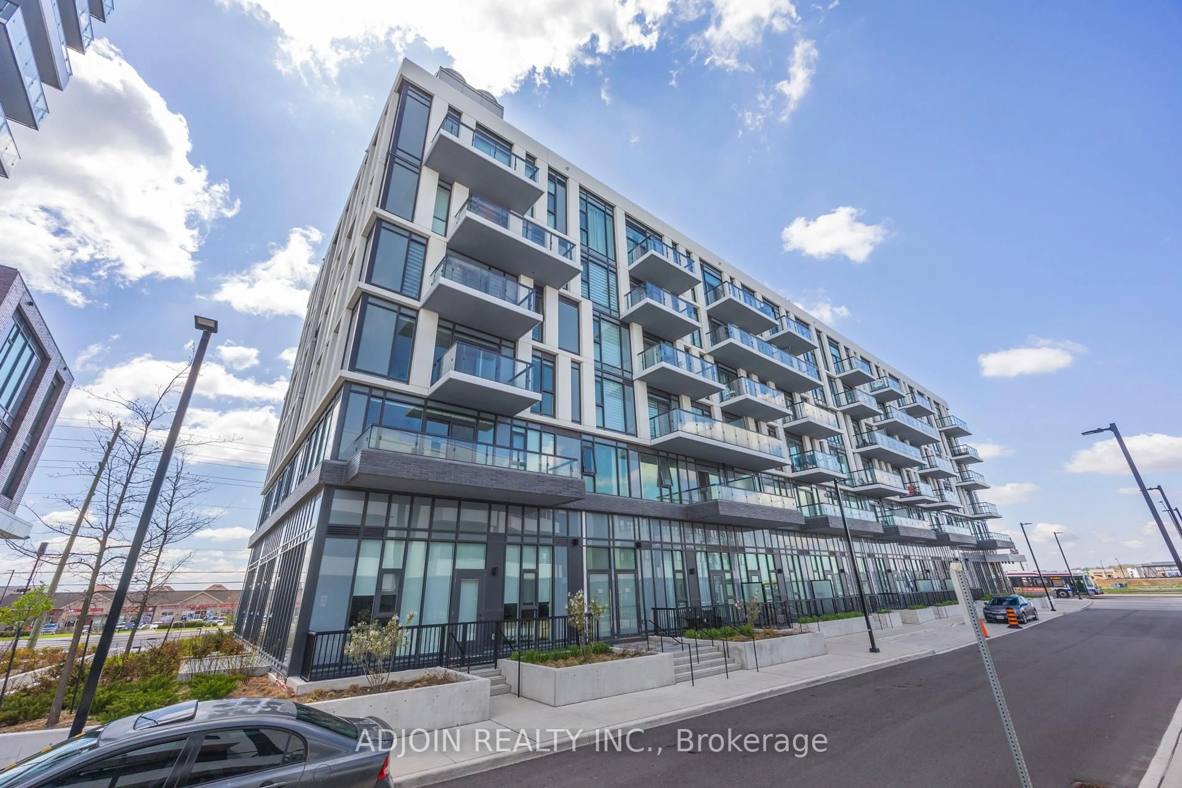 A pic from outside/outdoor area/front of a property/back of a property/a pic from drone, building for 10 Lagerfeld Dr Dr #201, Brampton Ontario L7A 5L3