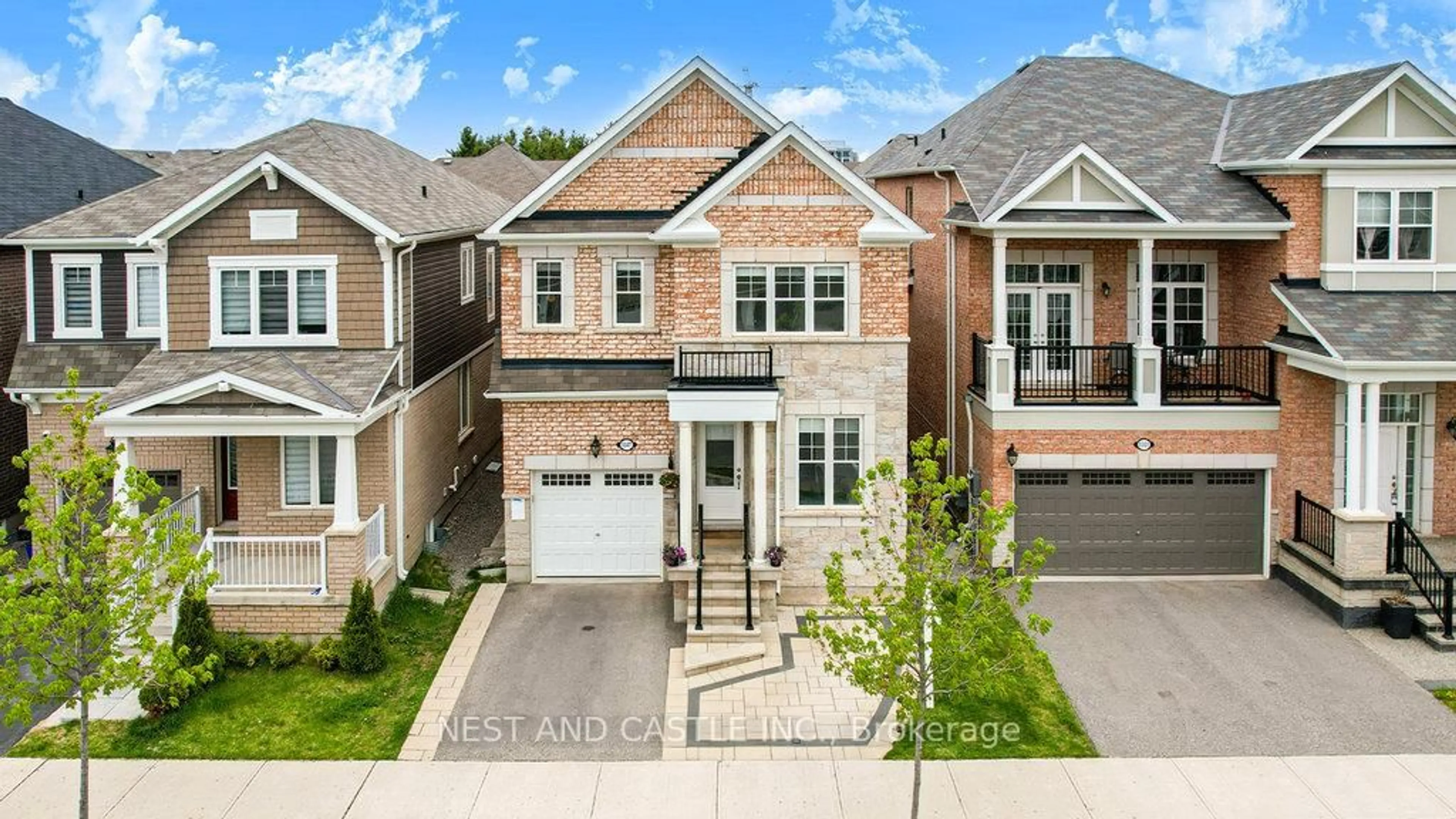 Home with brick exterior material, street for 1347 Rose way Ave, Milton Ontario L9E 1M5
