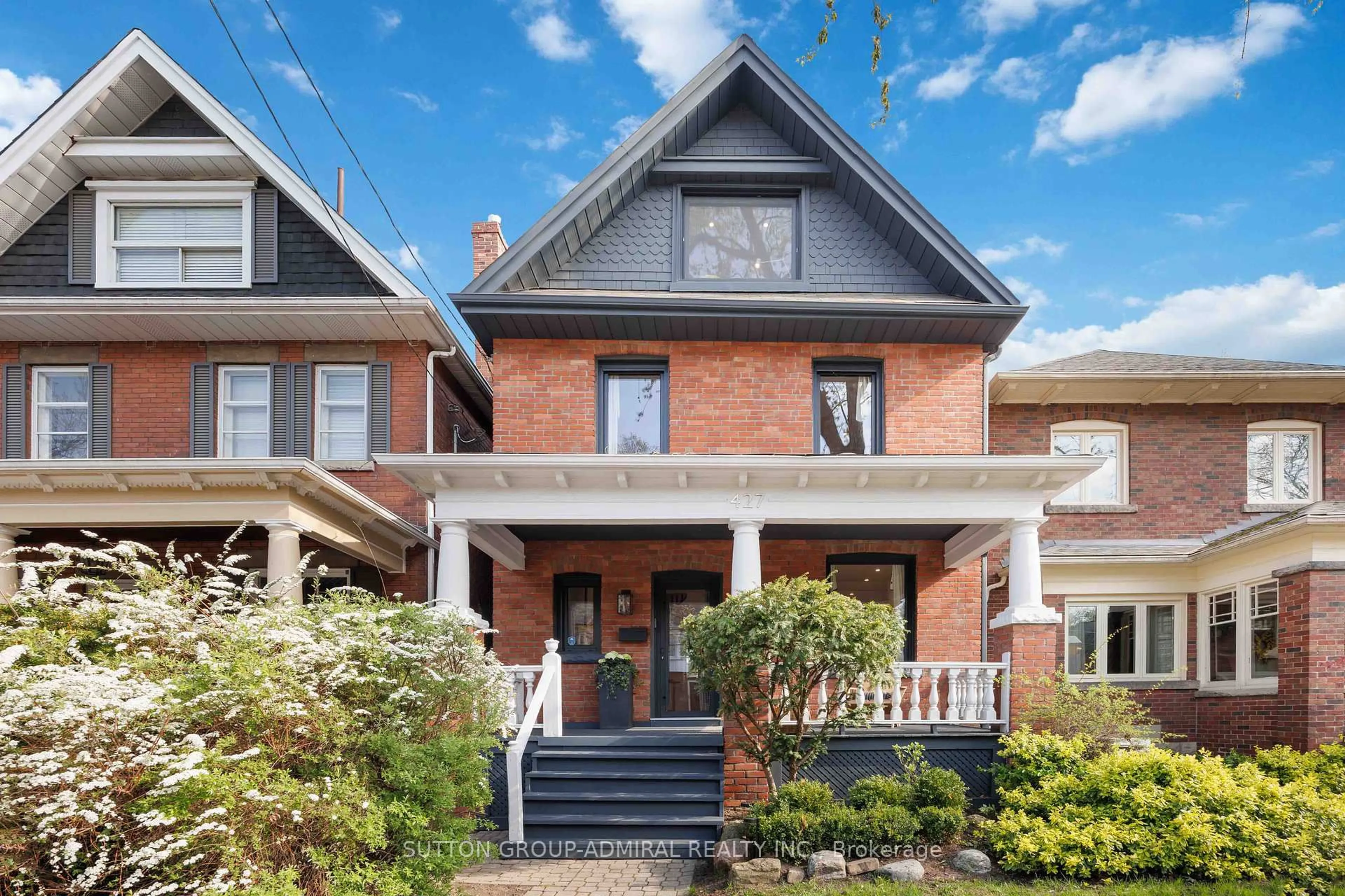 Home with brick exterior material, street for 427 Annette St, Toronto Ontario M6P 1R8