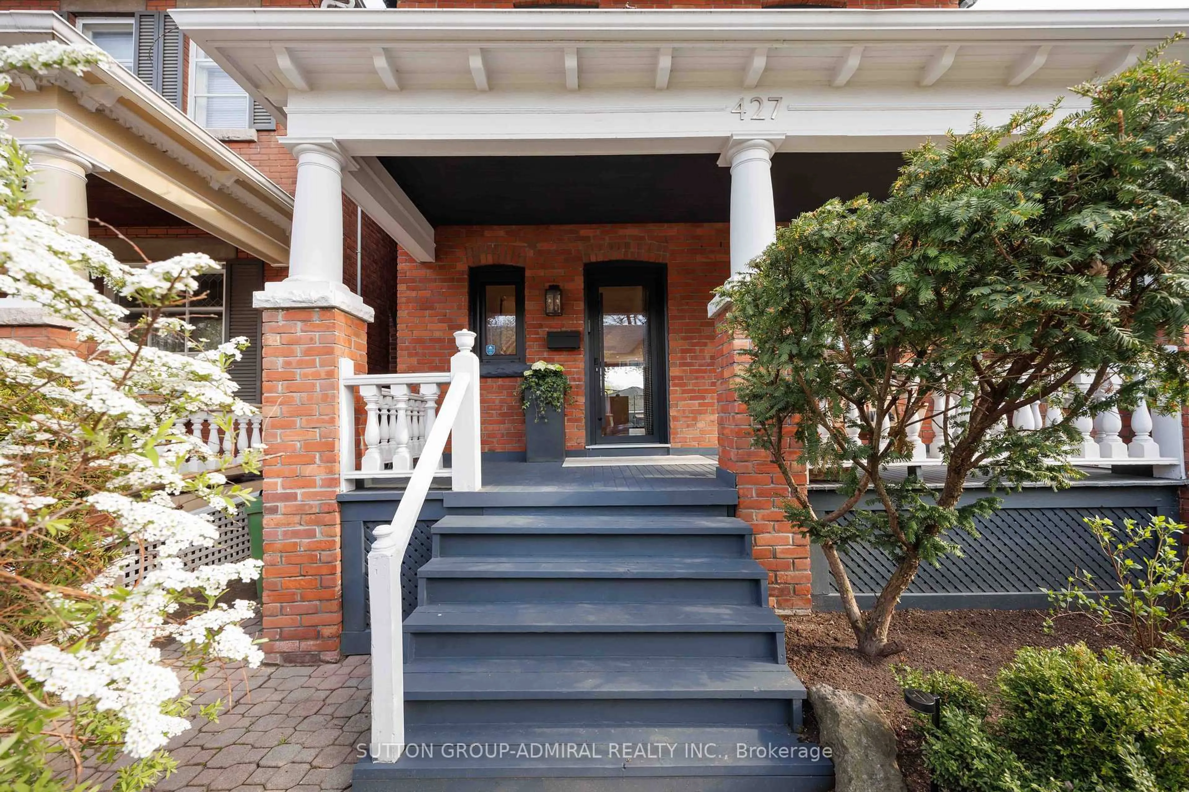 Home with brick exterior material, street for 427 Annette St, Toronto Ontario M6P 1R8