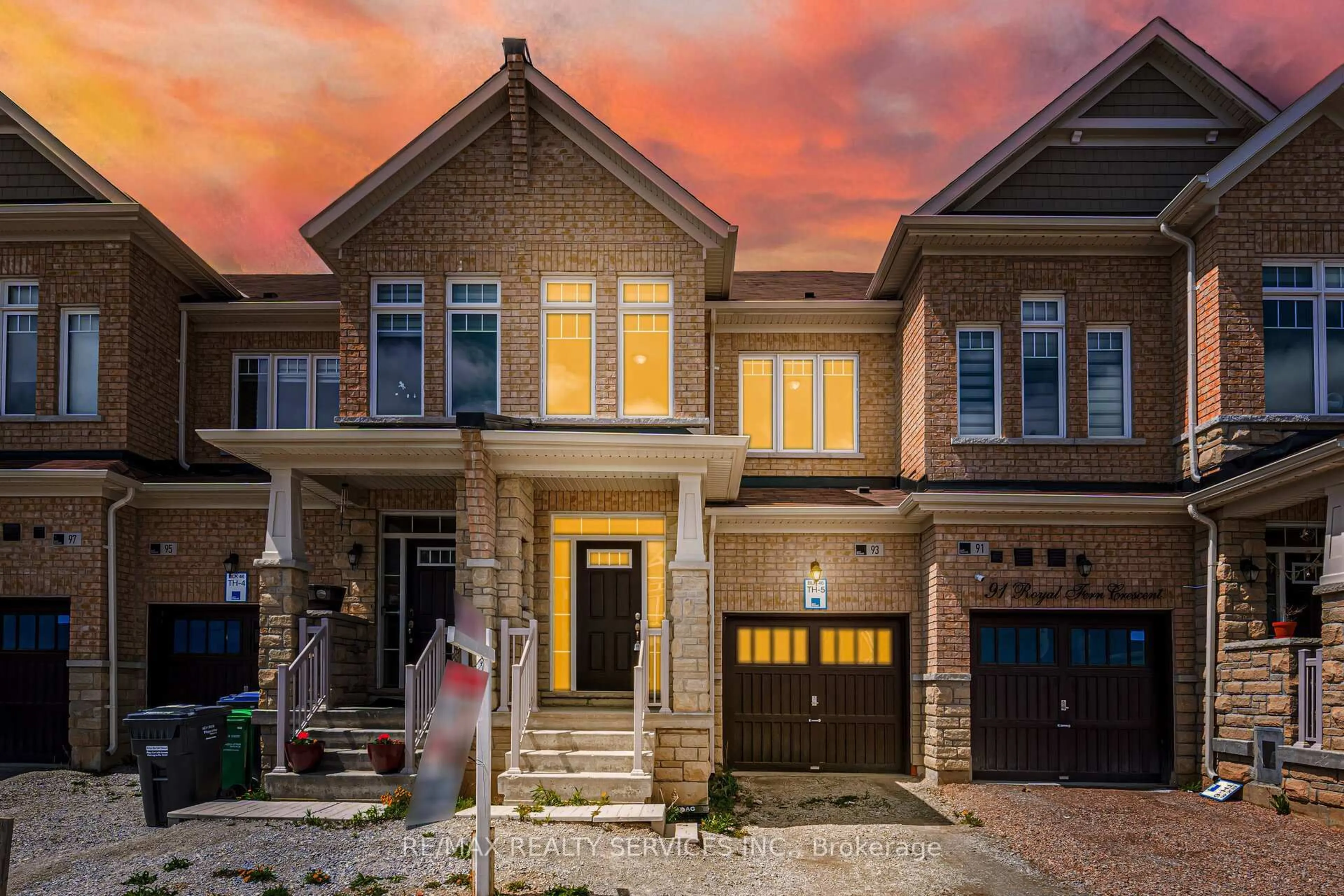 Home with brick exterior material, street for 93 Royal Fern Cres, Caledon Ontario L7C 4G9