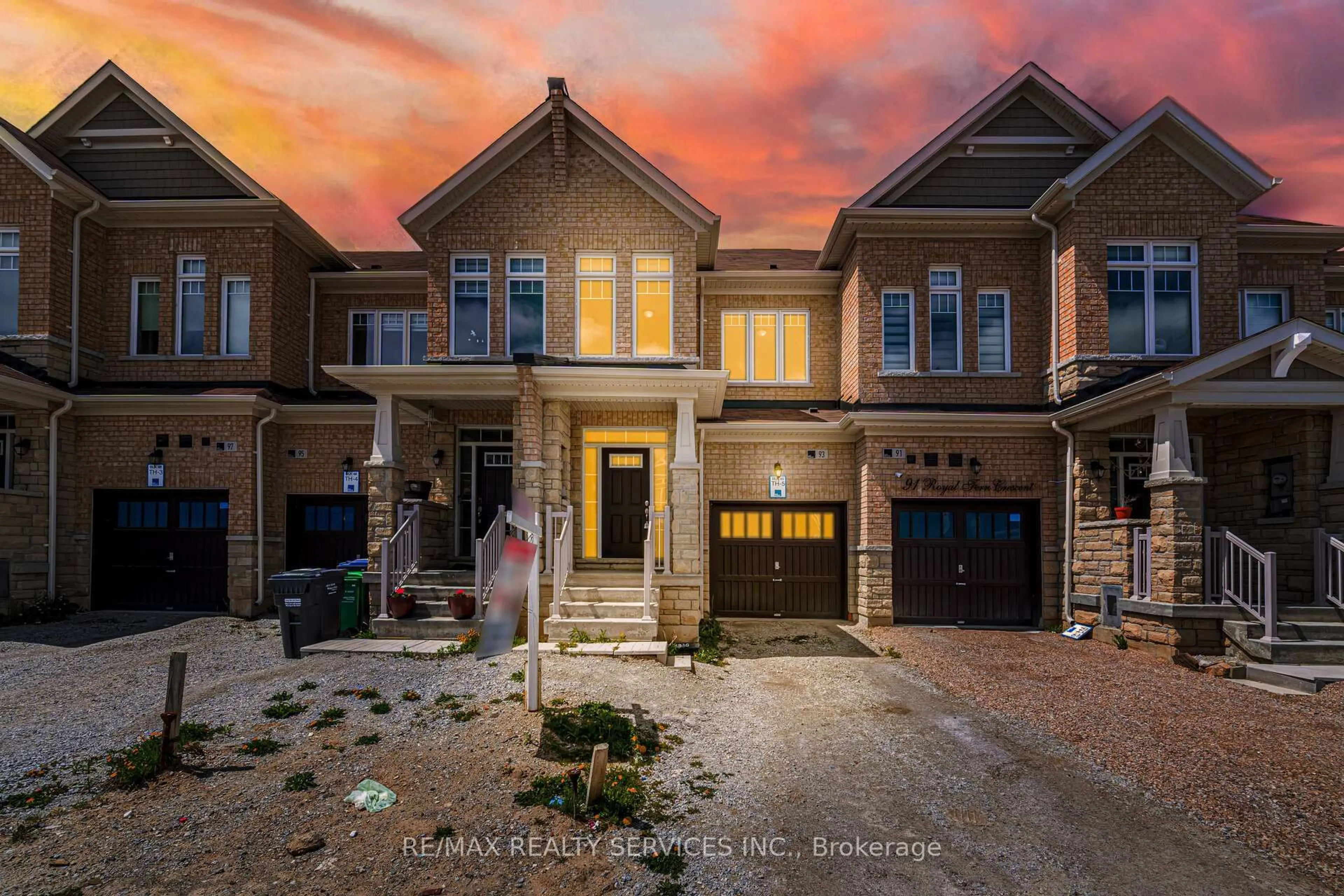 Home with brick exterior material, street for 93 Royal Fern Cres, Caledon Ontario L7C 4G9