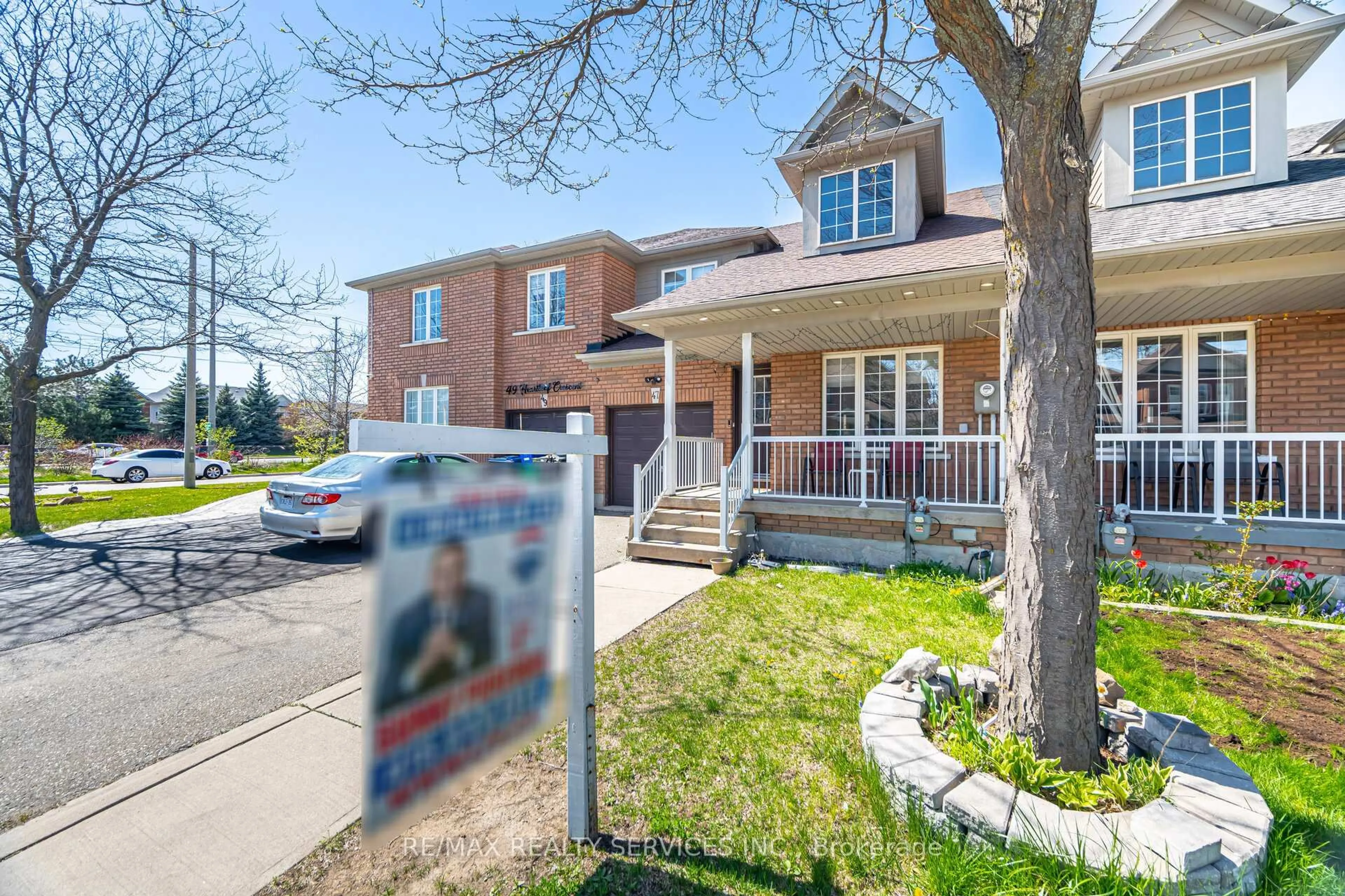 Home with brick exterior material, street for 47 Heartleaf Cres, Brampton Ontario L7A 2B7