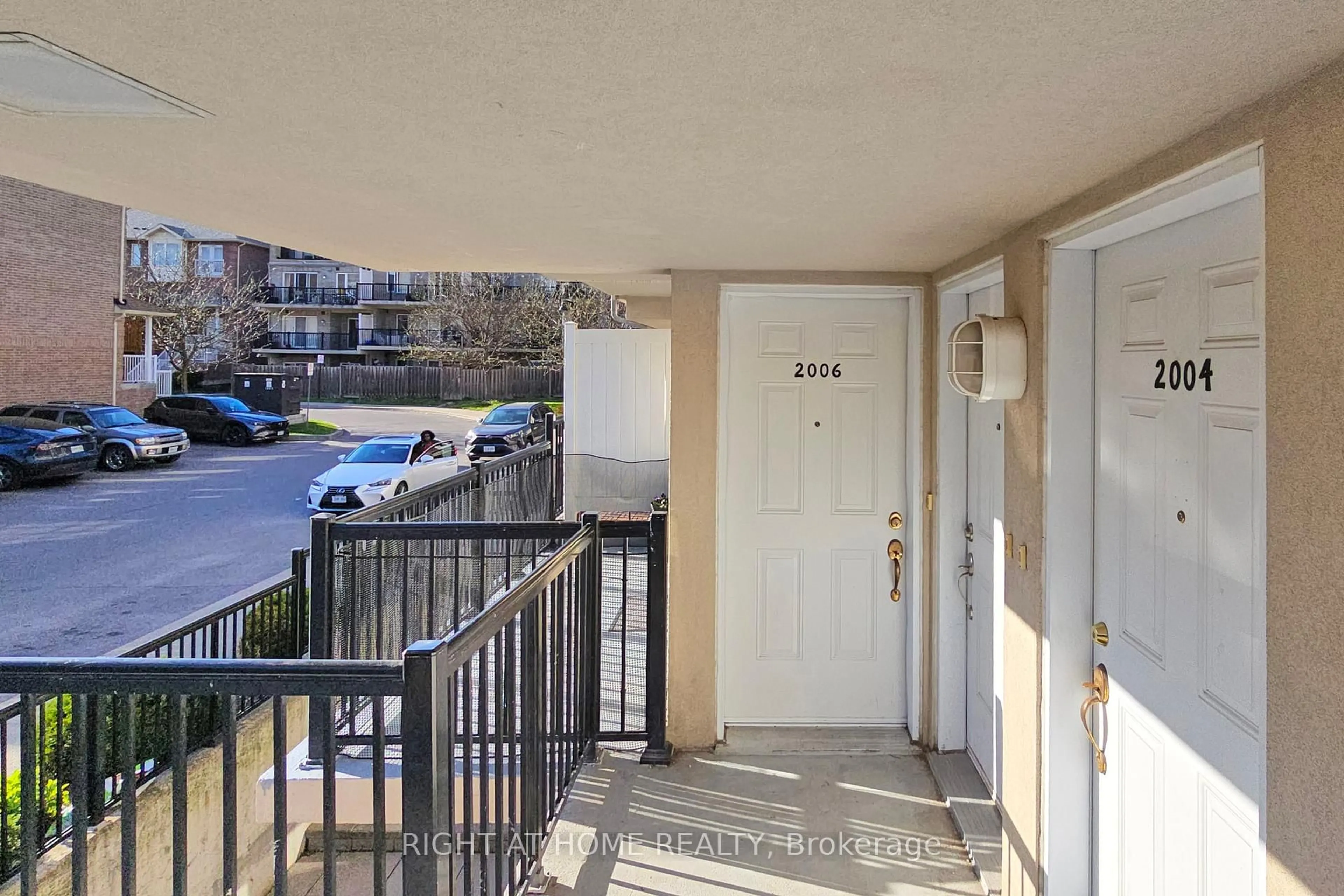 Balcony in the apartment, water/lake/river/ocean view for 3049 Finch Ave #2006, Toronto Ontario M9M 0A5