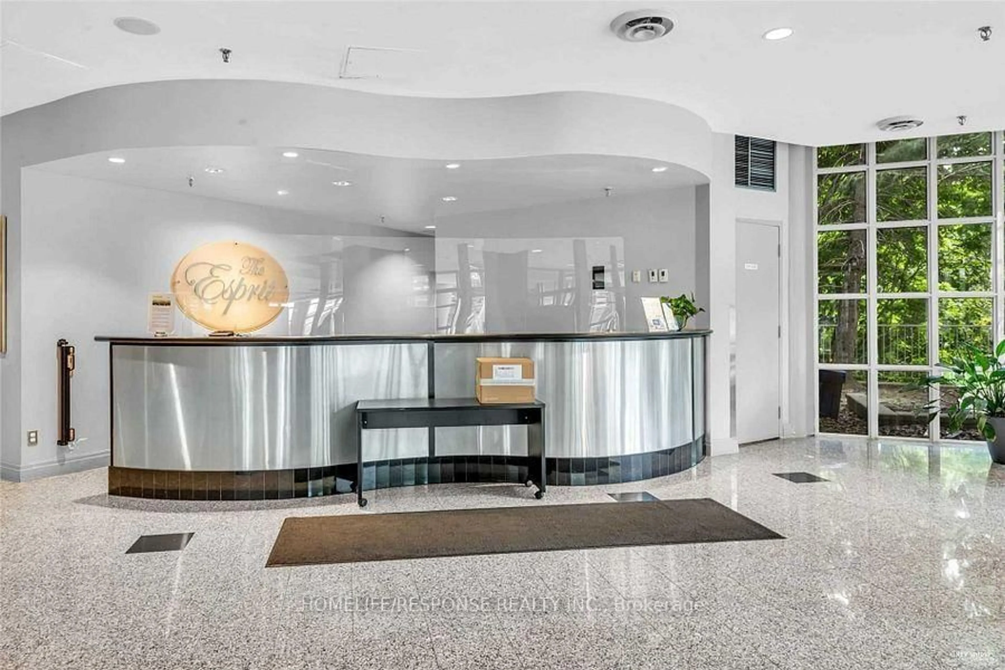 Lobby for 50 Eglinton Ave #203, Mississauga Ontario L5R 3P5