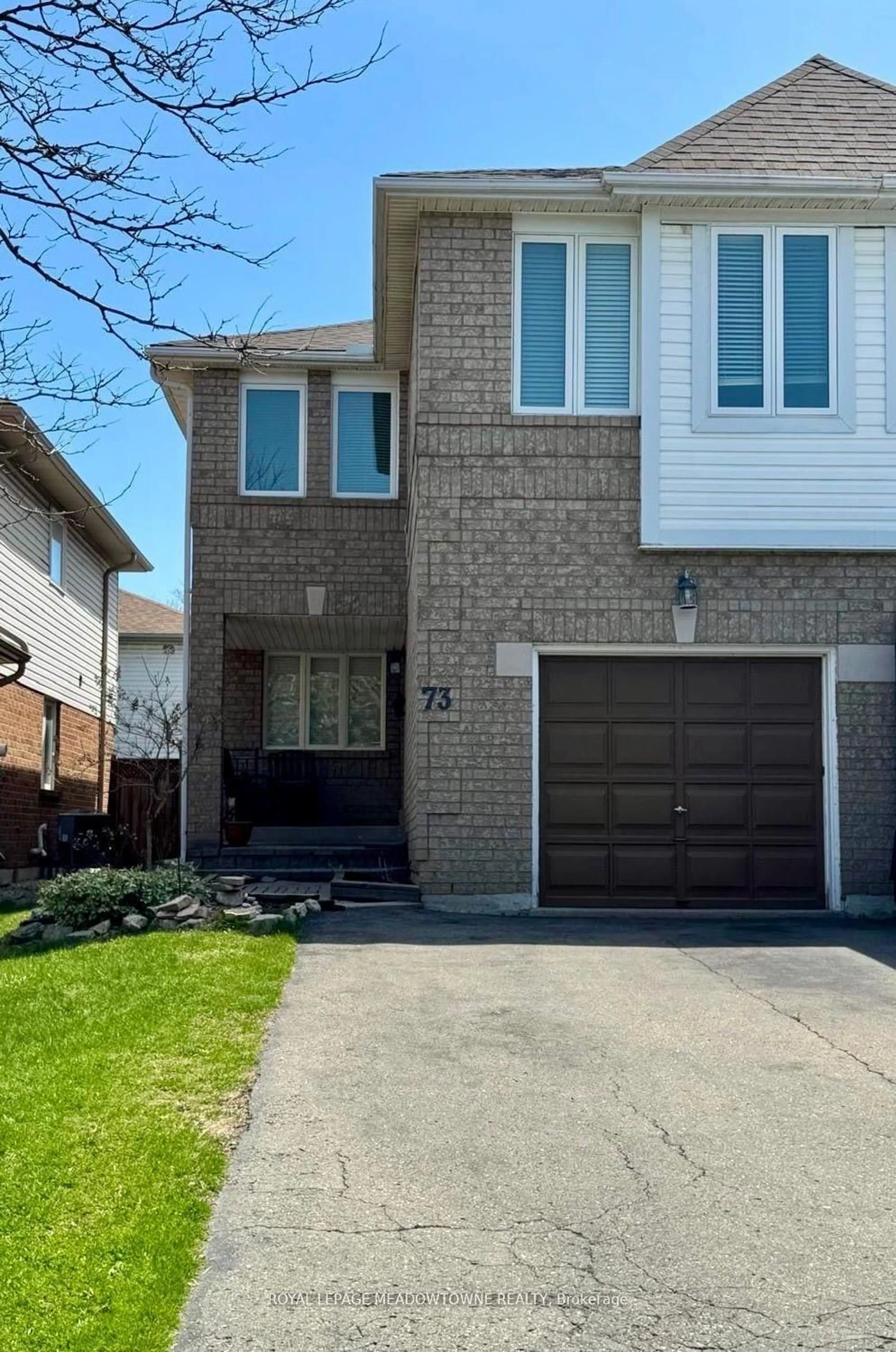 Home with brick exterior material, street for 73 Townley Cres, Brampton Ontario L6Z 4T1