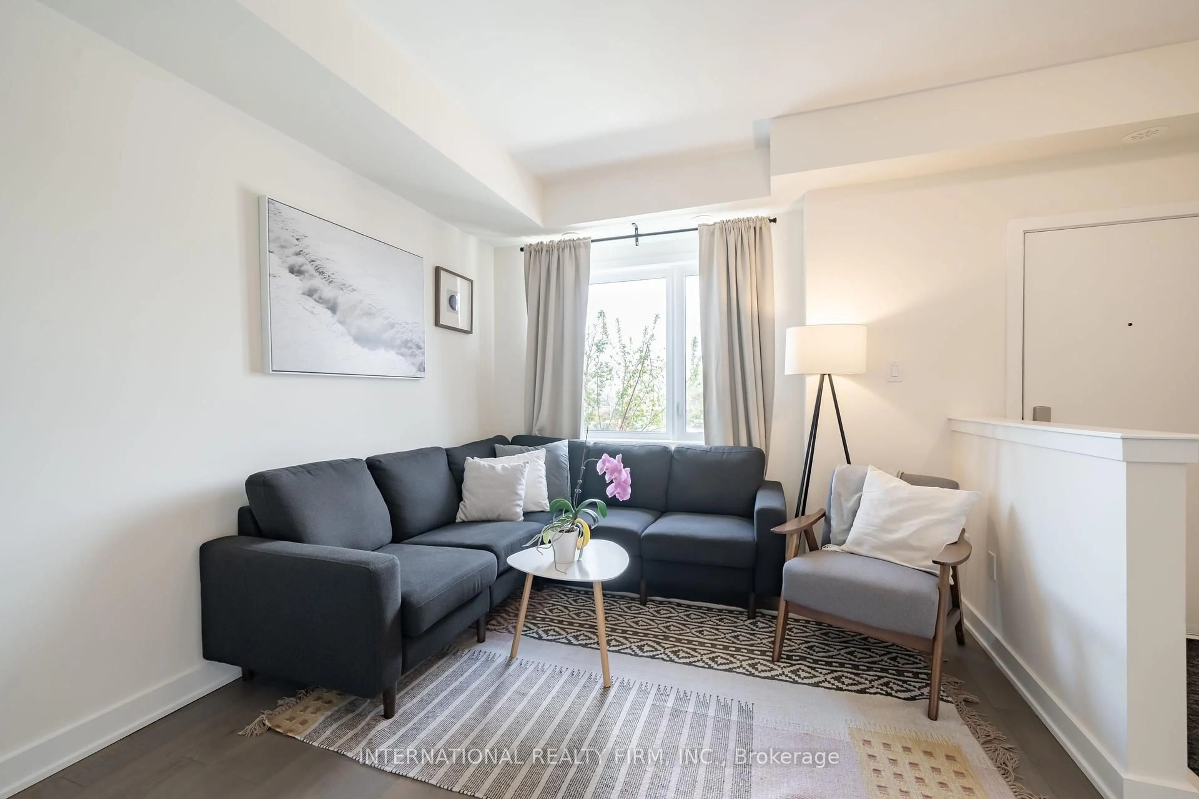 Living room with furniture, unknown for 87 Frederick Tisdale Dr, Toronto Ontario M3K 0C6