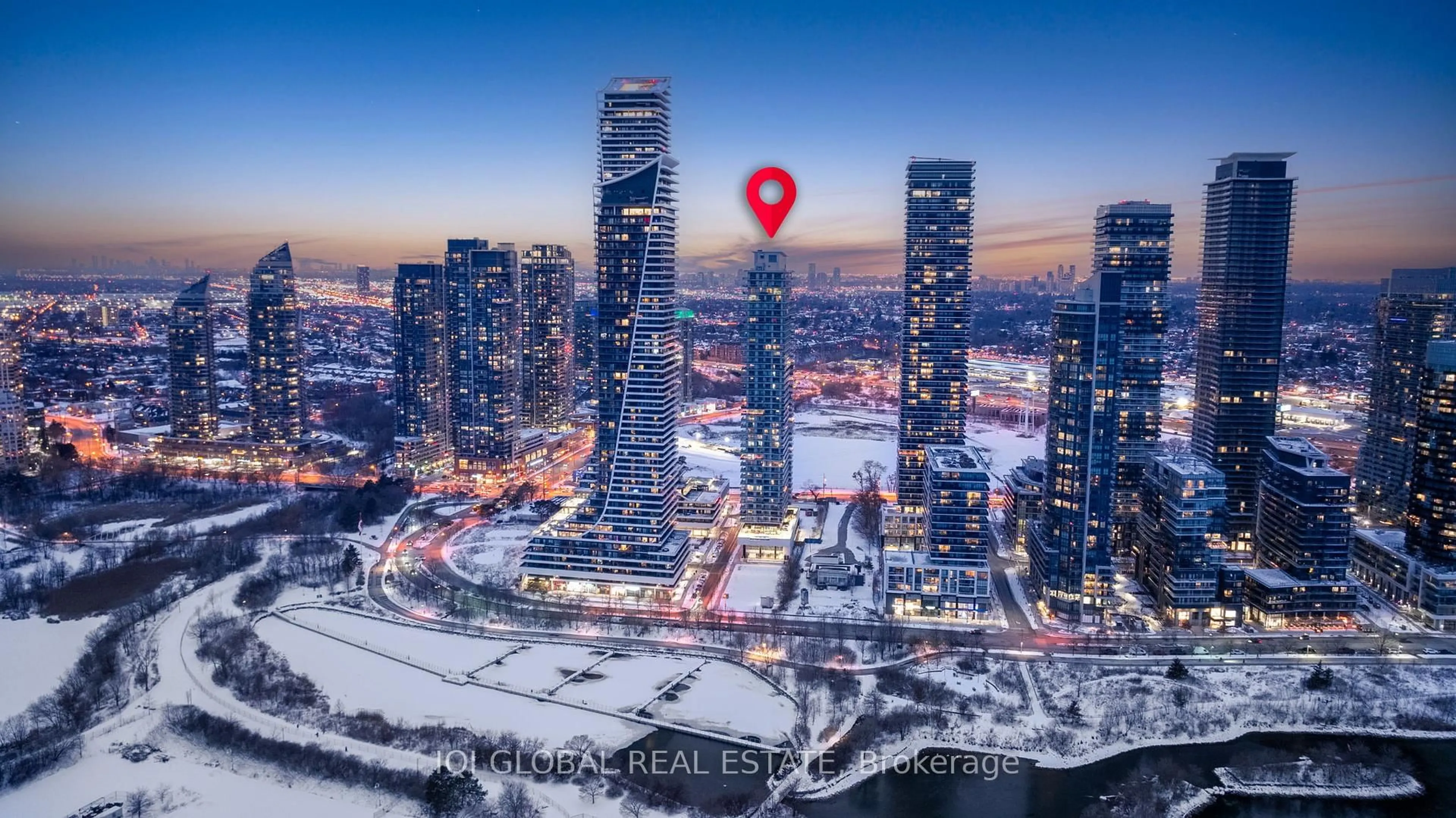 Picture of a map for 33 Shore Breeze Dr #2509, Toronto Ontario M8V 0G1