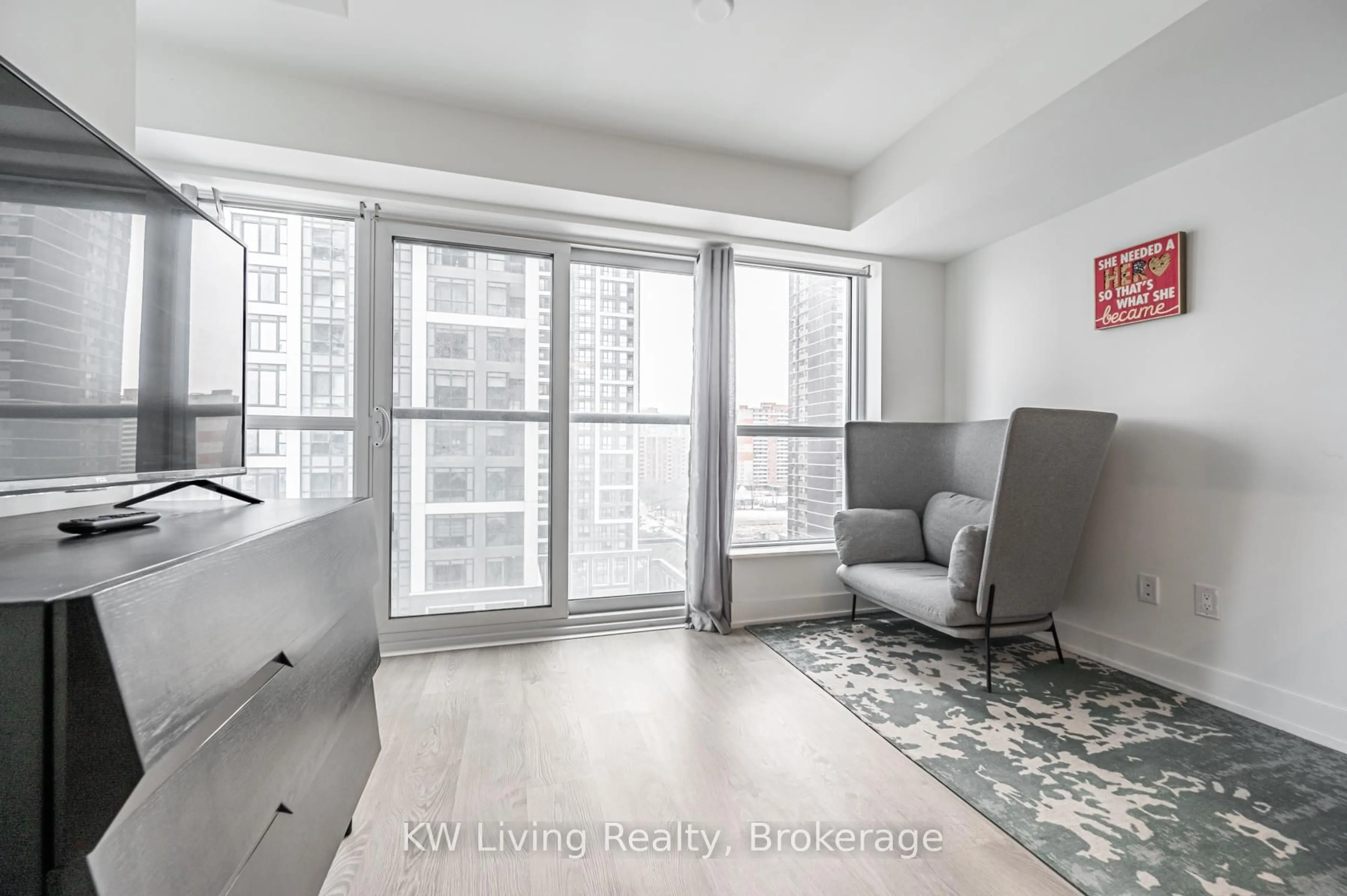 Living room with furniture, unknown for 5 Mabelle Ave #931, Toronto Ontario M9A 0C8