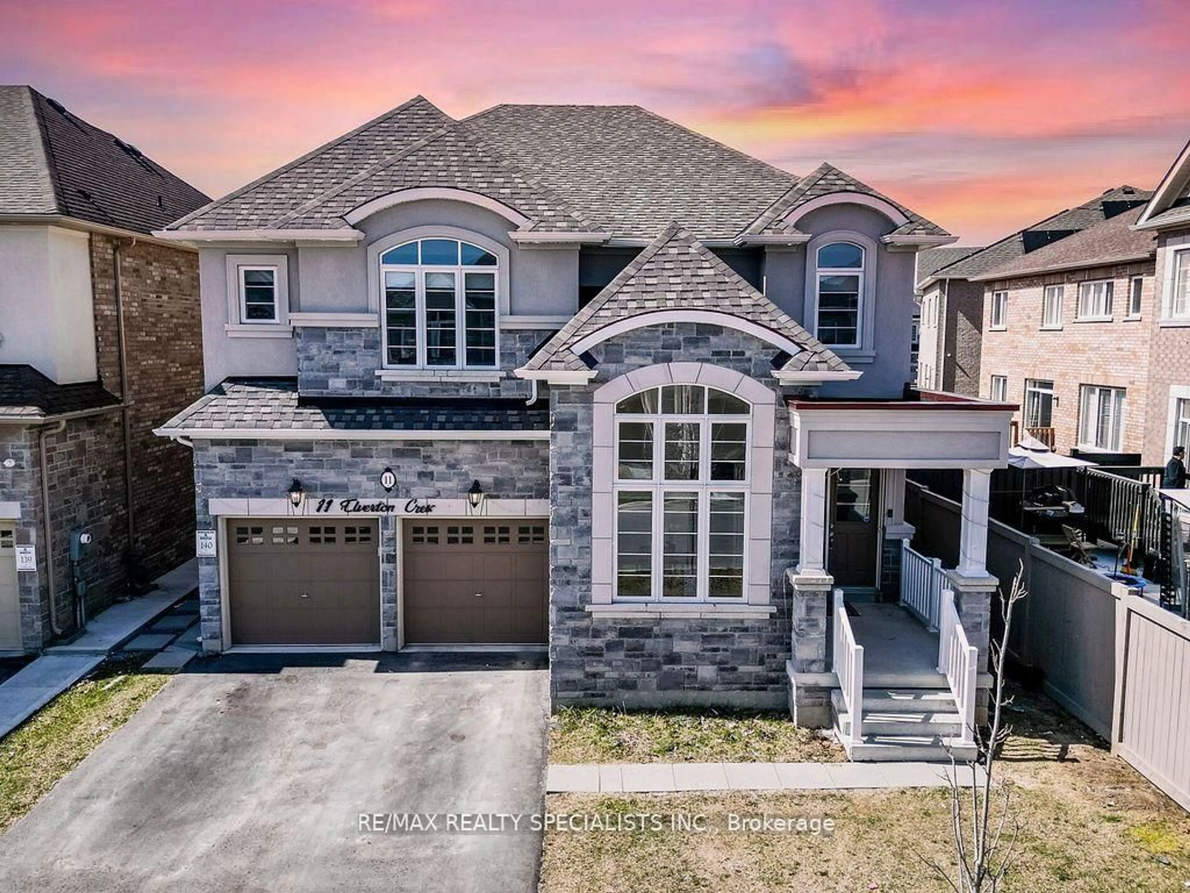 Home with brick exterior material, street for 11 Elverton Cres, Brampton Ontario L7A 4Z4