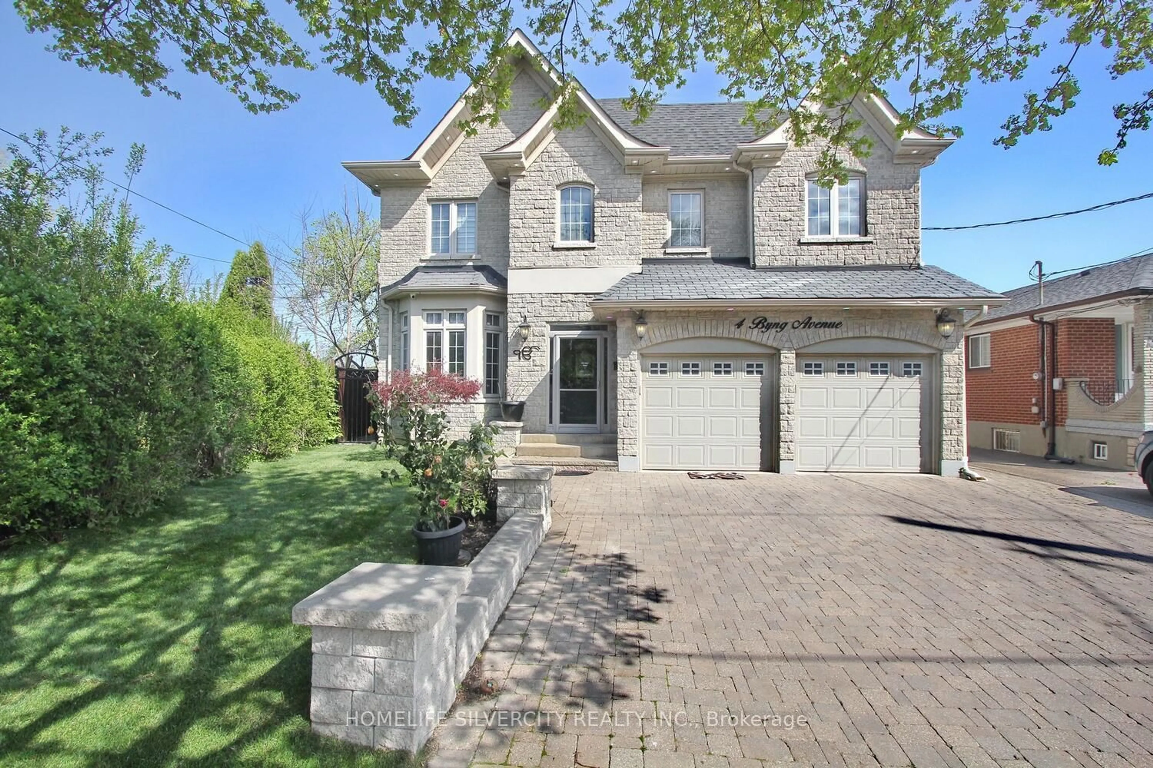 Home with brick exterior material, street for 4 Byng Ave, Toronto Ontario M9W 2M9