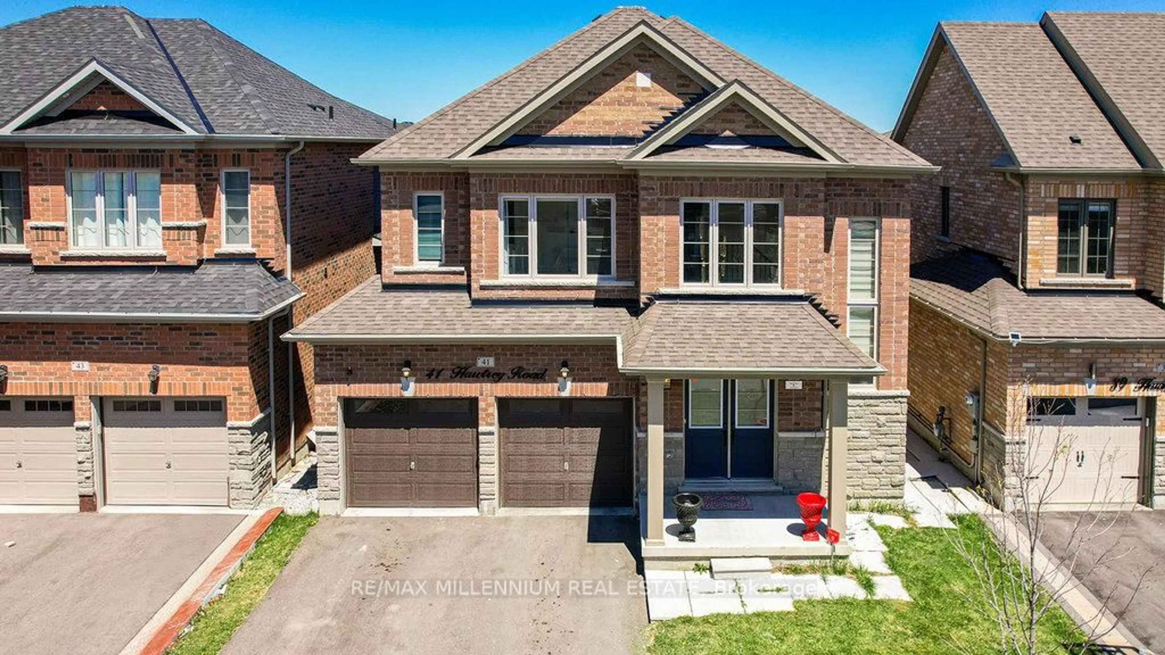 Home with brick exterior material, street for 41 Hawtrey Rd, Brampton Ontario L7A 5B3