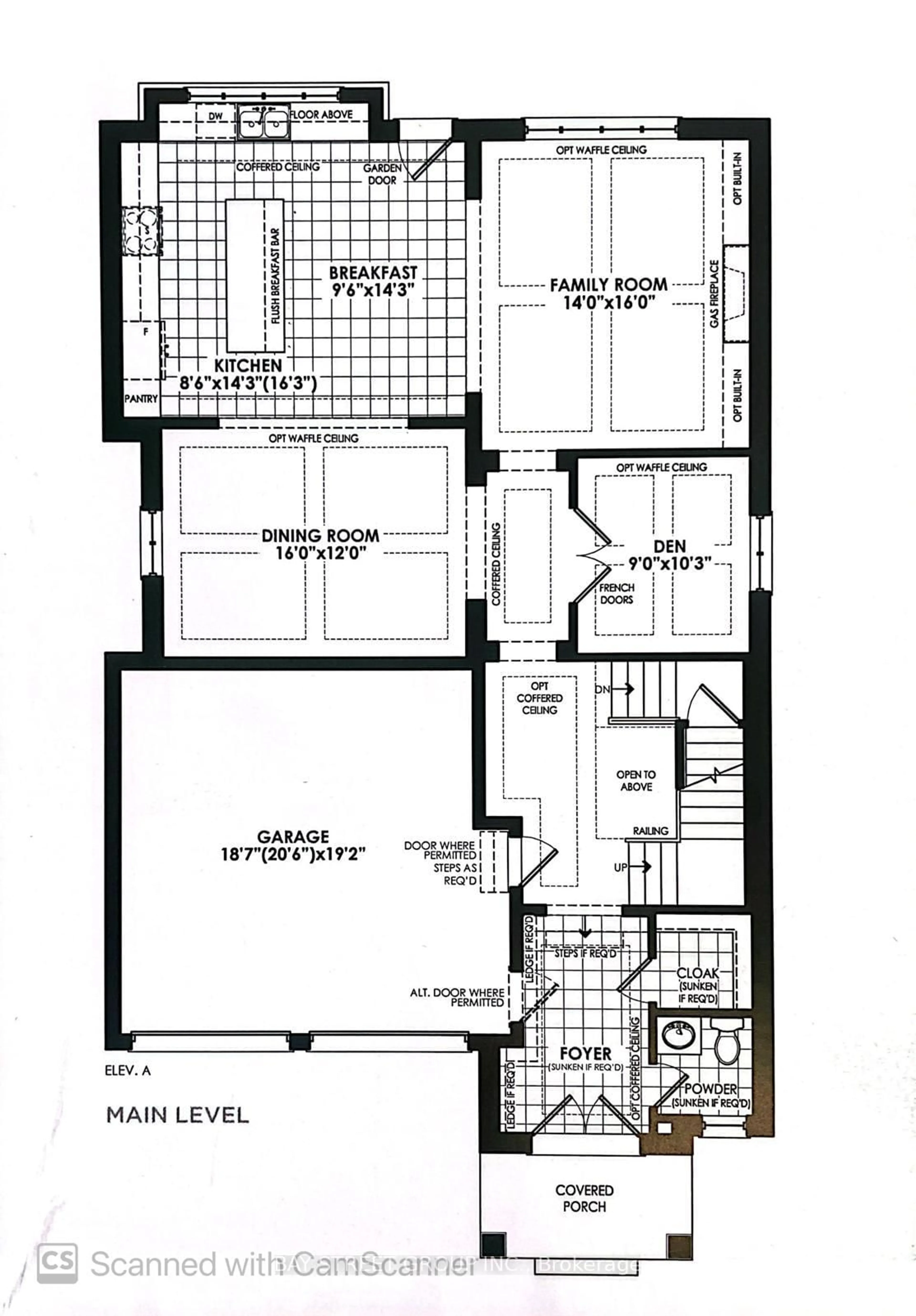 Floor plan for 2411 Saw Whet Blvd, Oakville Ontario L6M 5L5