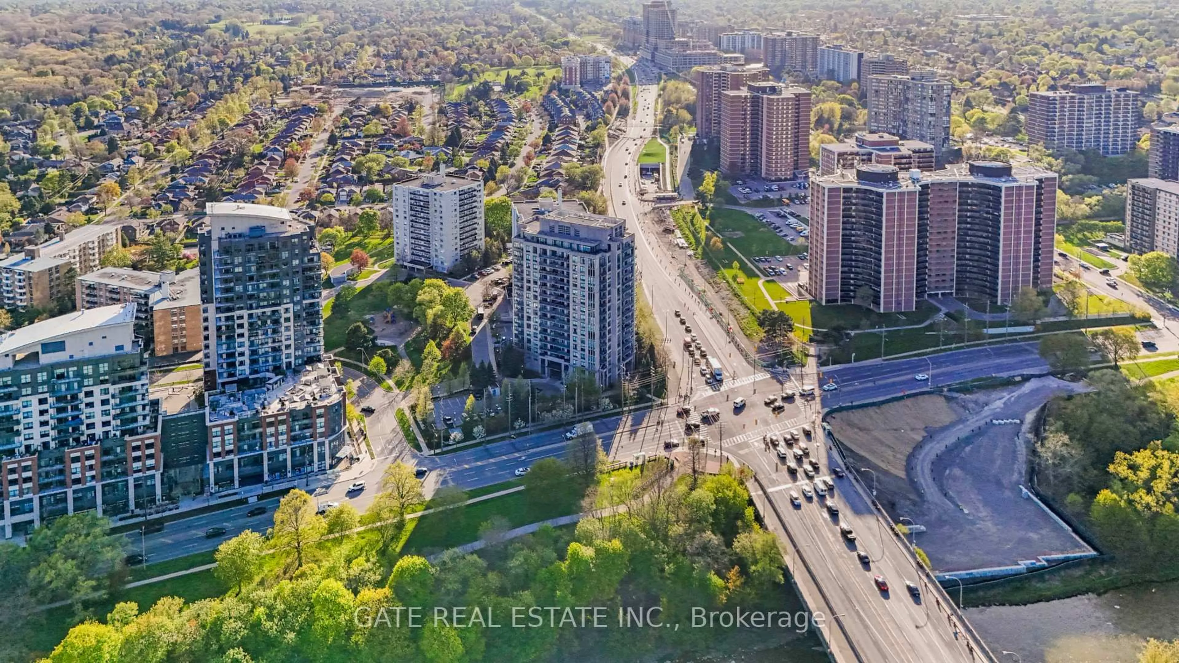 A pic from outside/outdoor area/front of a property/back of a property/a pic from drone, city buildings view from balcony for 38 Fontenay Crt #1605, Toronto Ontario M9A 5H5