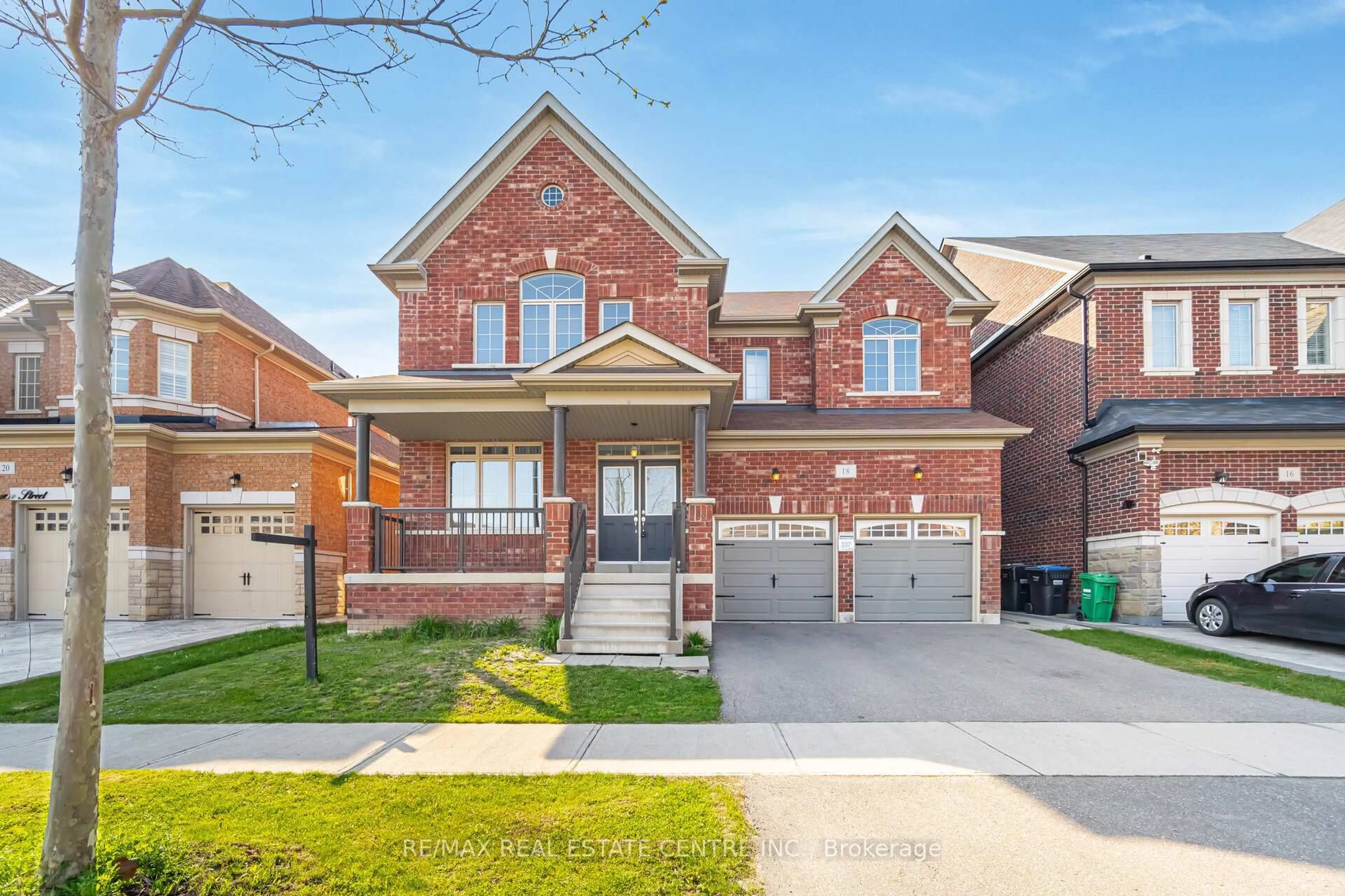 Home with brick exterior material, street for 18 Eltesoro St, Brampton Ontario L6P 4J5