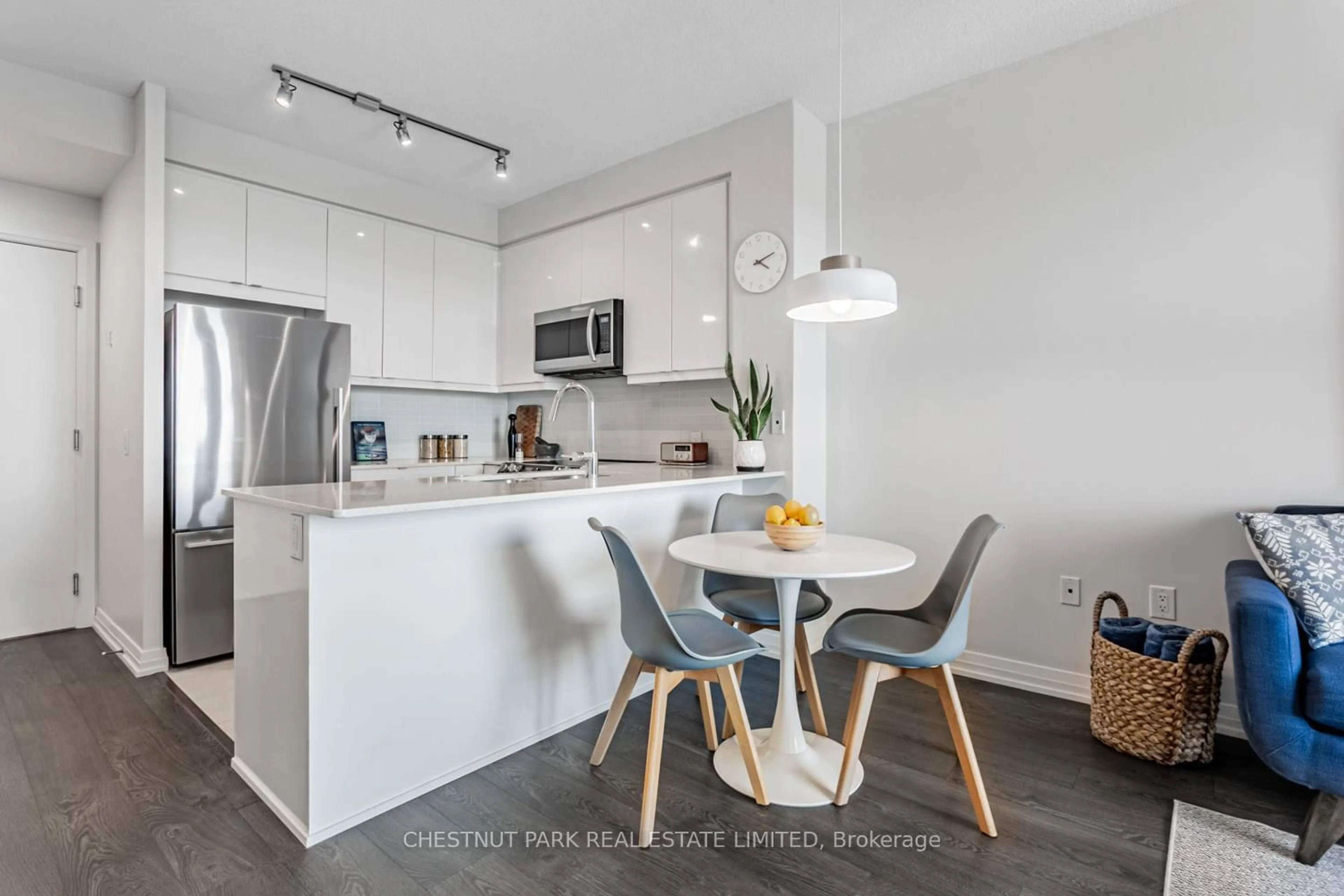 Open concept kitchen, unknown for 50 Thomas Riley Rd #1508, Toronto Ontario M9B 0C5