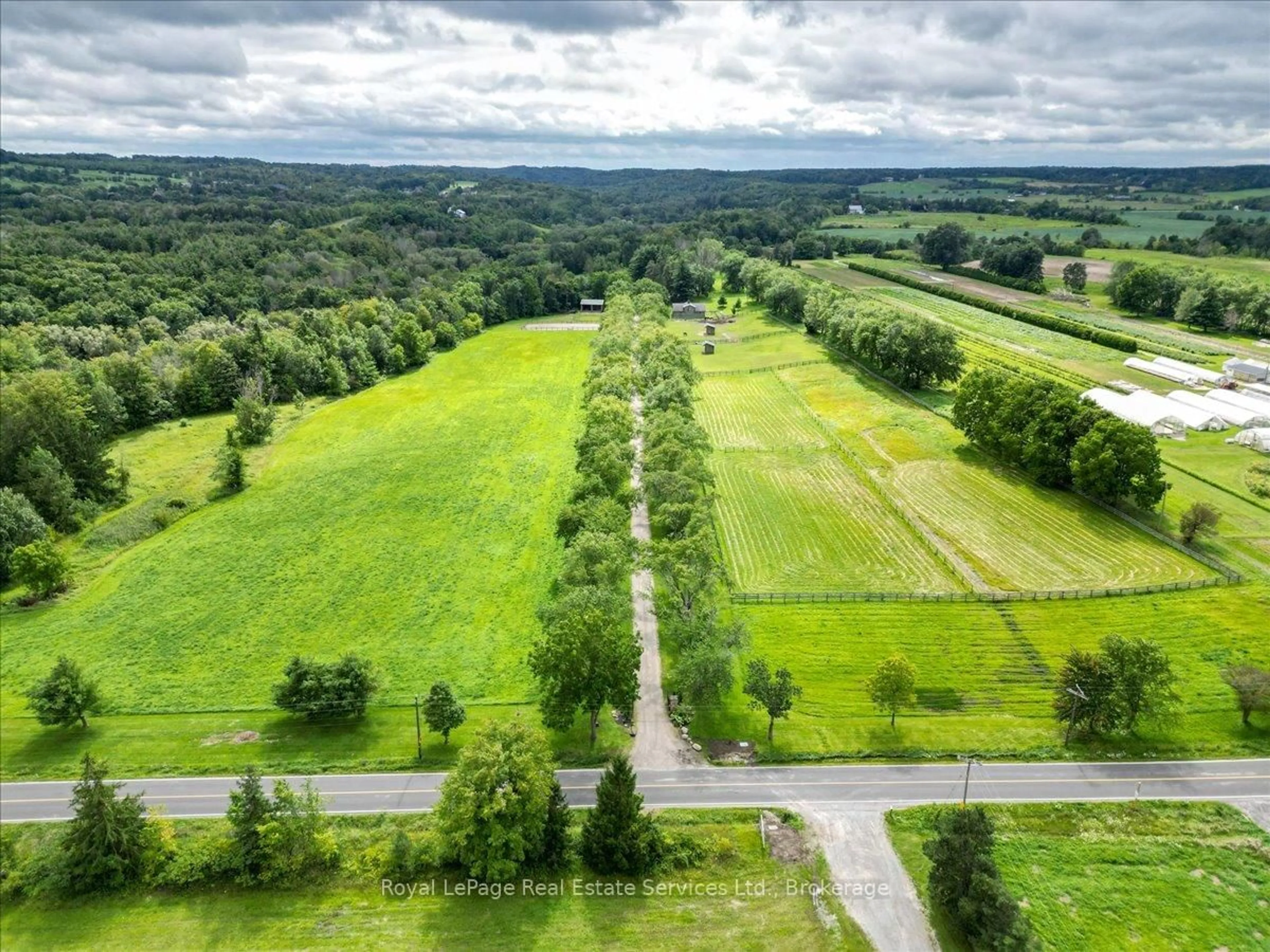 A pic from outside/outdoor area/front of a property/back of a property/a pic from drone, forest/trees view for 6150 WALKERS Line, Burlington Ontario L7M 0R3