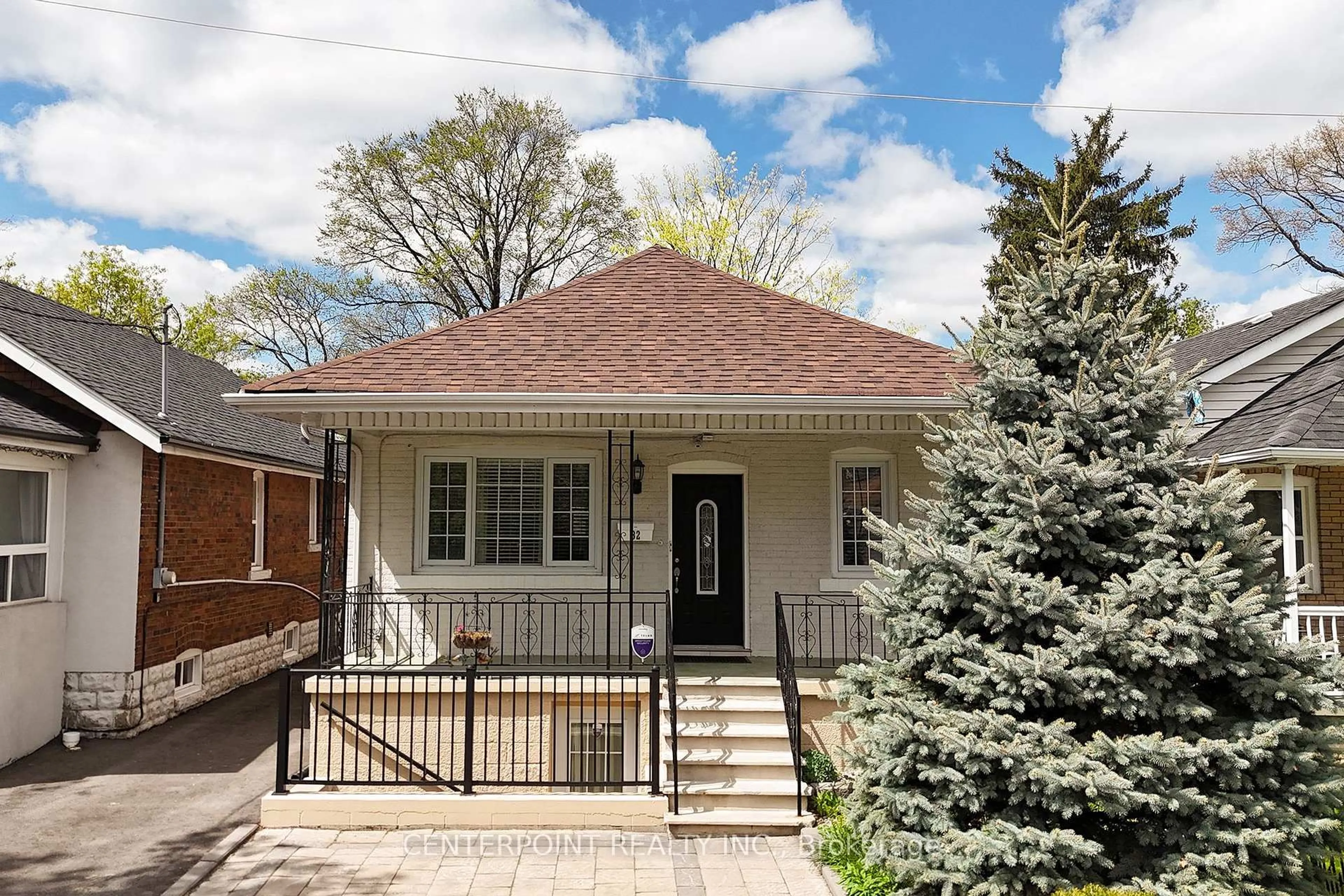 Home with brick exterior material, street for 32 Hertford Ave, Toronto Ontario M6M 1S1