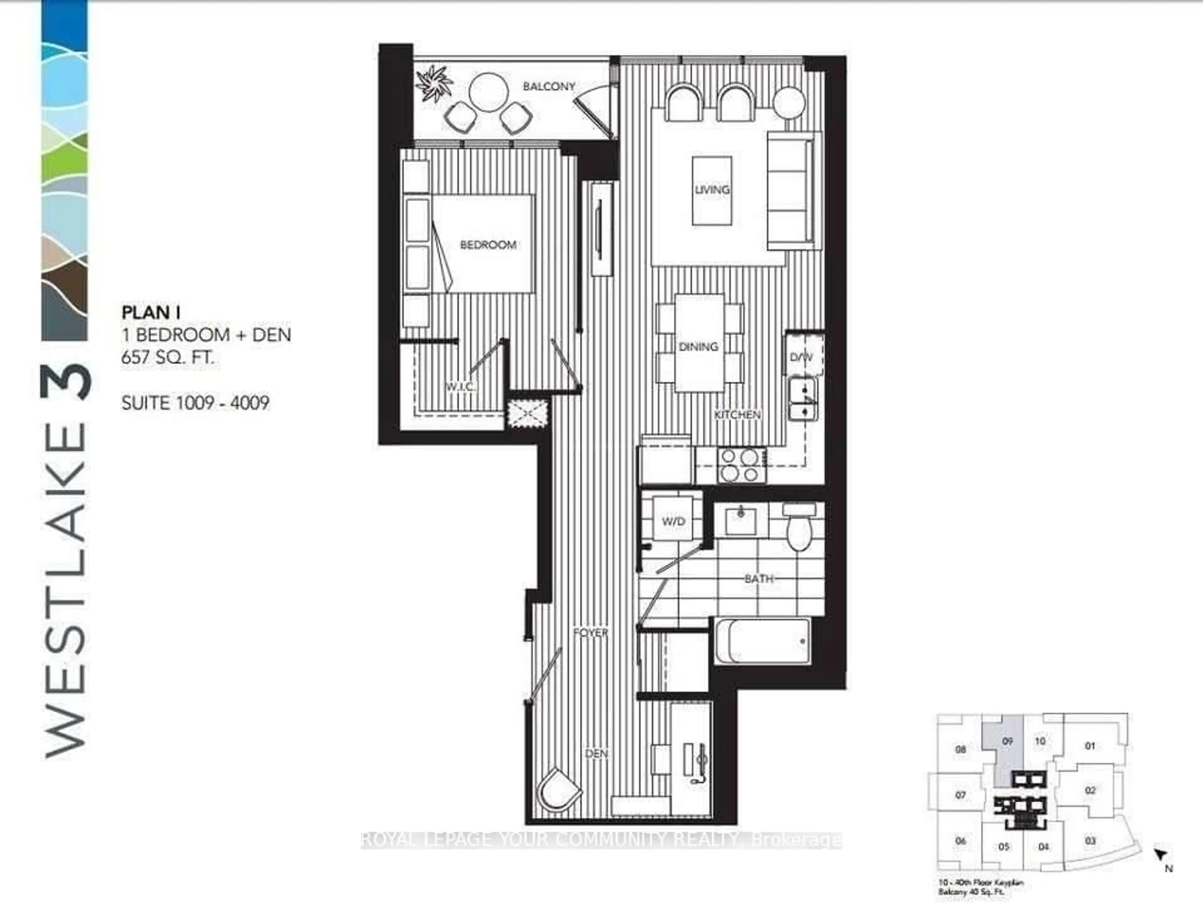 Floor plan for 2212 Lake SHore Blvd #2109, Toronto Ontario M8V 0C2