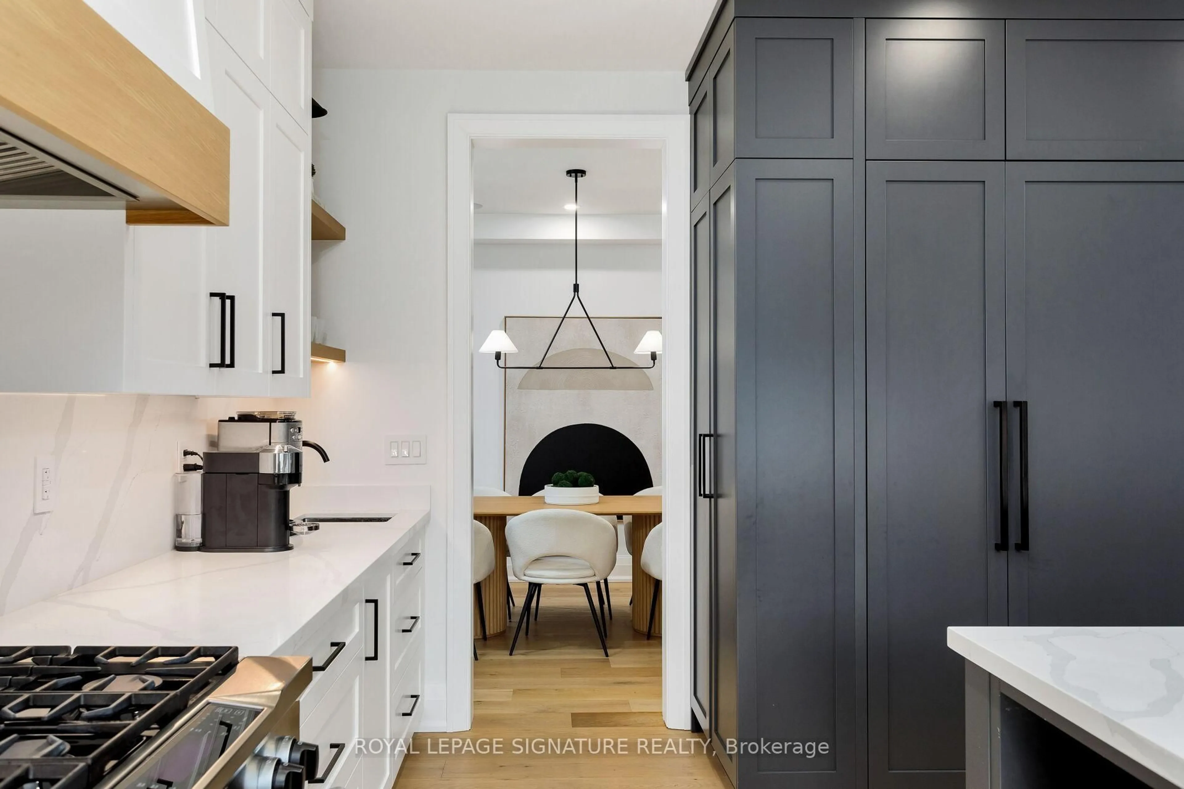 Contemporary kitchen, ceramic/tile floor for 20 Ashford Dr, Toronto Ontario M9B 5W8