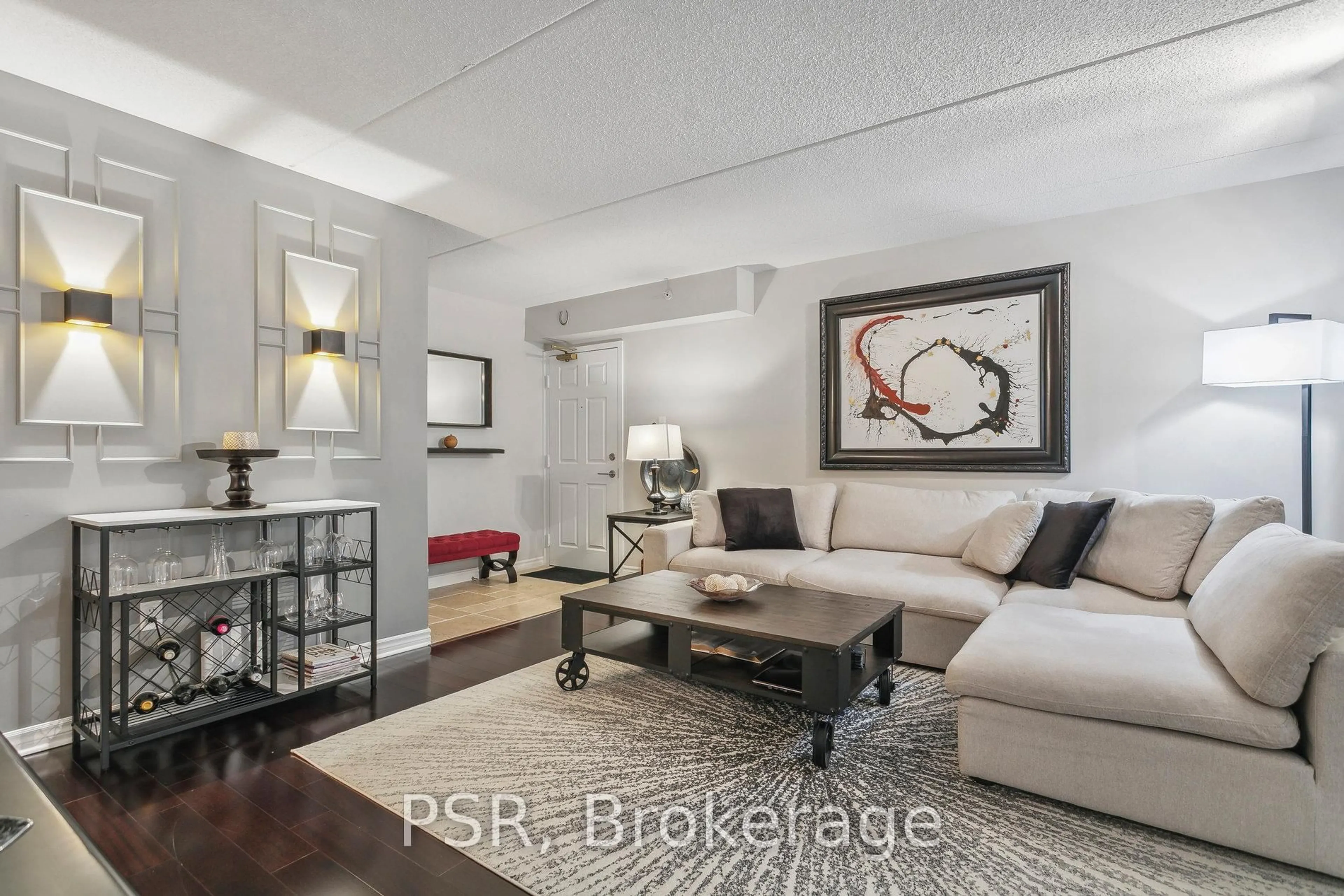 Living room with furniture, unknown for 1487 Maple Ave #307, Milton Ontario L9T 0B7