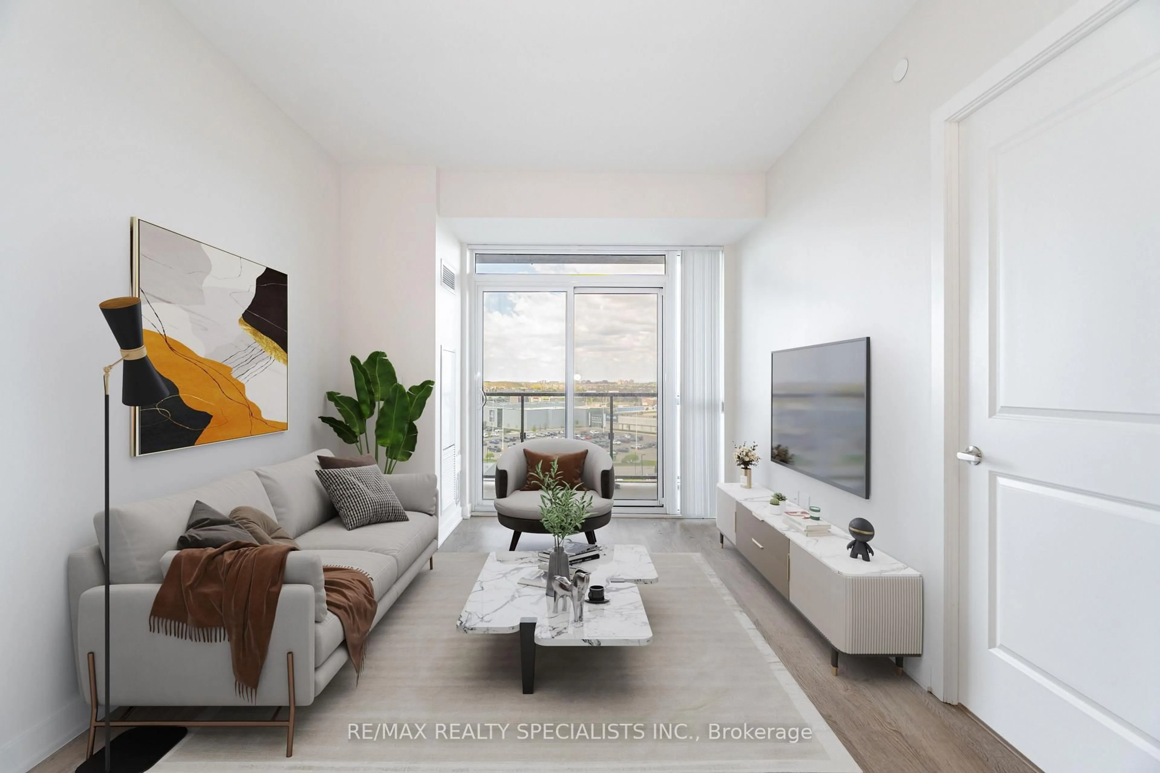 Living room with furniture, unknown for 4677 Glen Erin Dr #801, Mississauga Ontario L5M 2E3