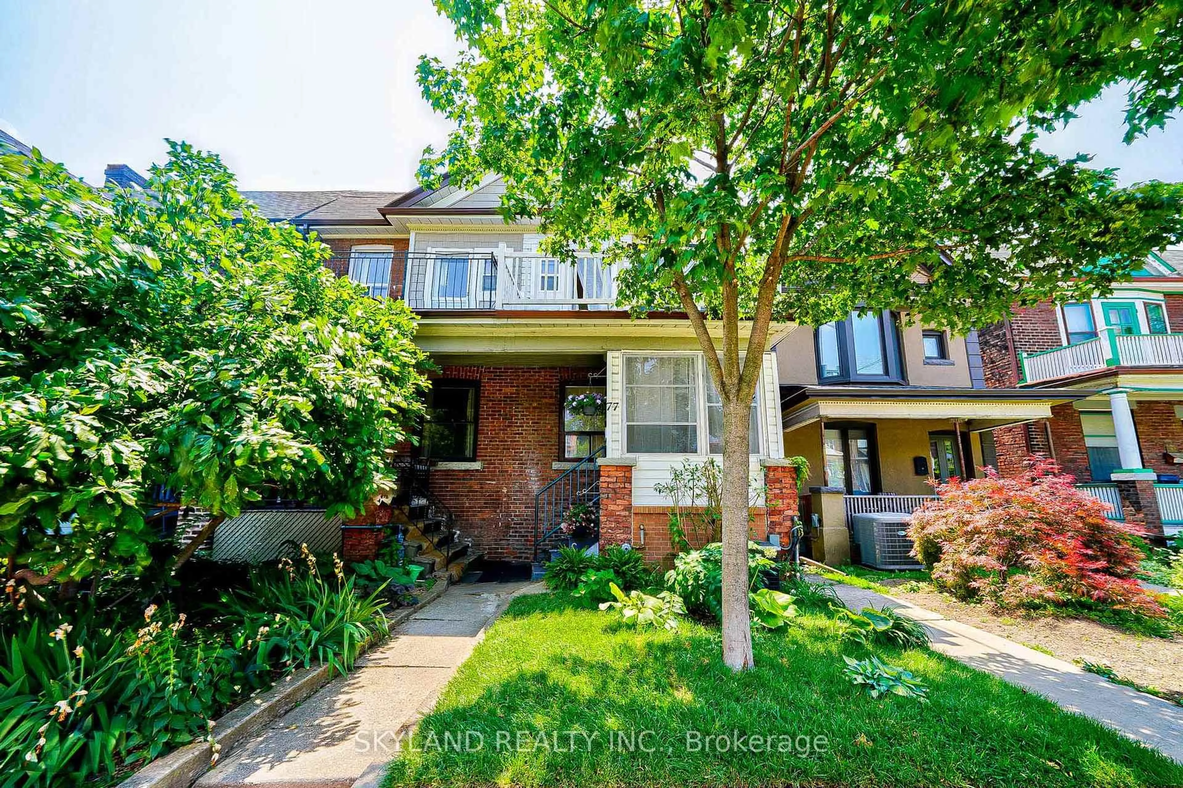 Home with brick exterior material, street for 77 Shanly St, Toronto Ontario M6H 1S6