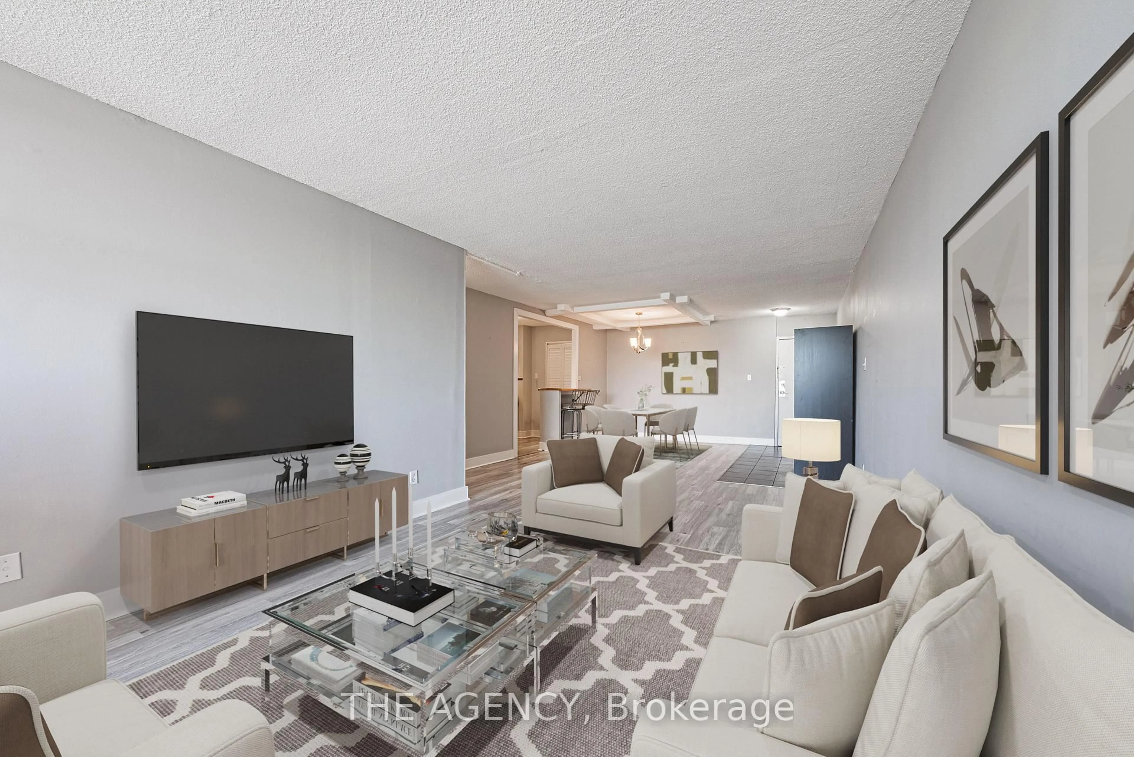 Living room with furniture, unknown for 975 Warwick Crt #1410, Burlington Ontario L7T 3Z7