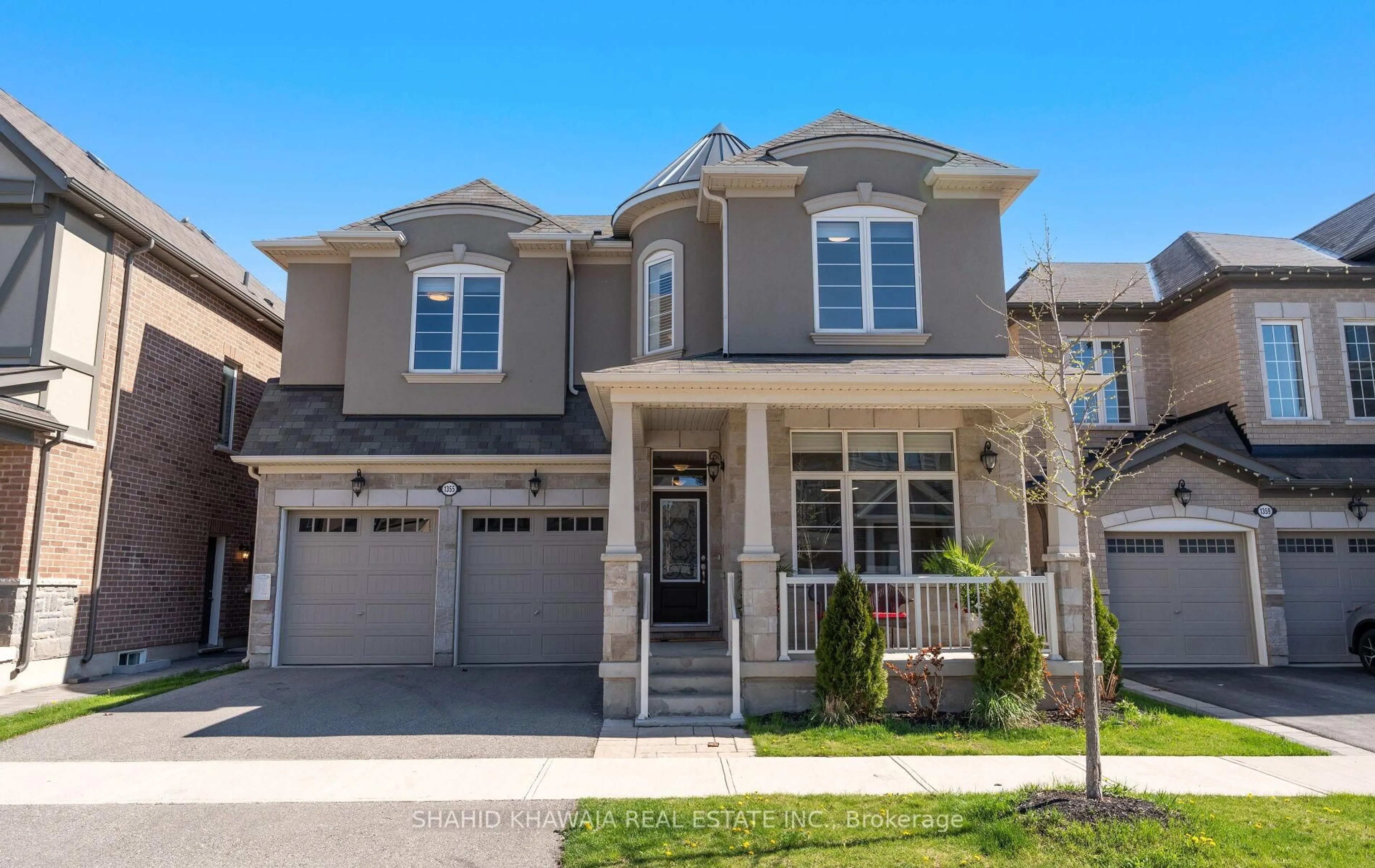 Home with brick exterior material, street for 1355 Basswood Cres, Milton Ontario L9T 7E7