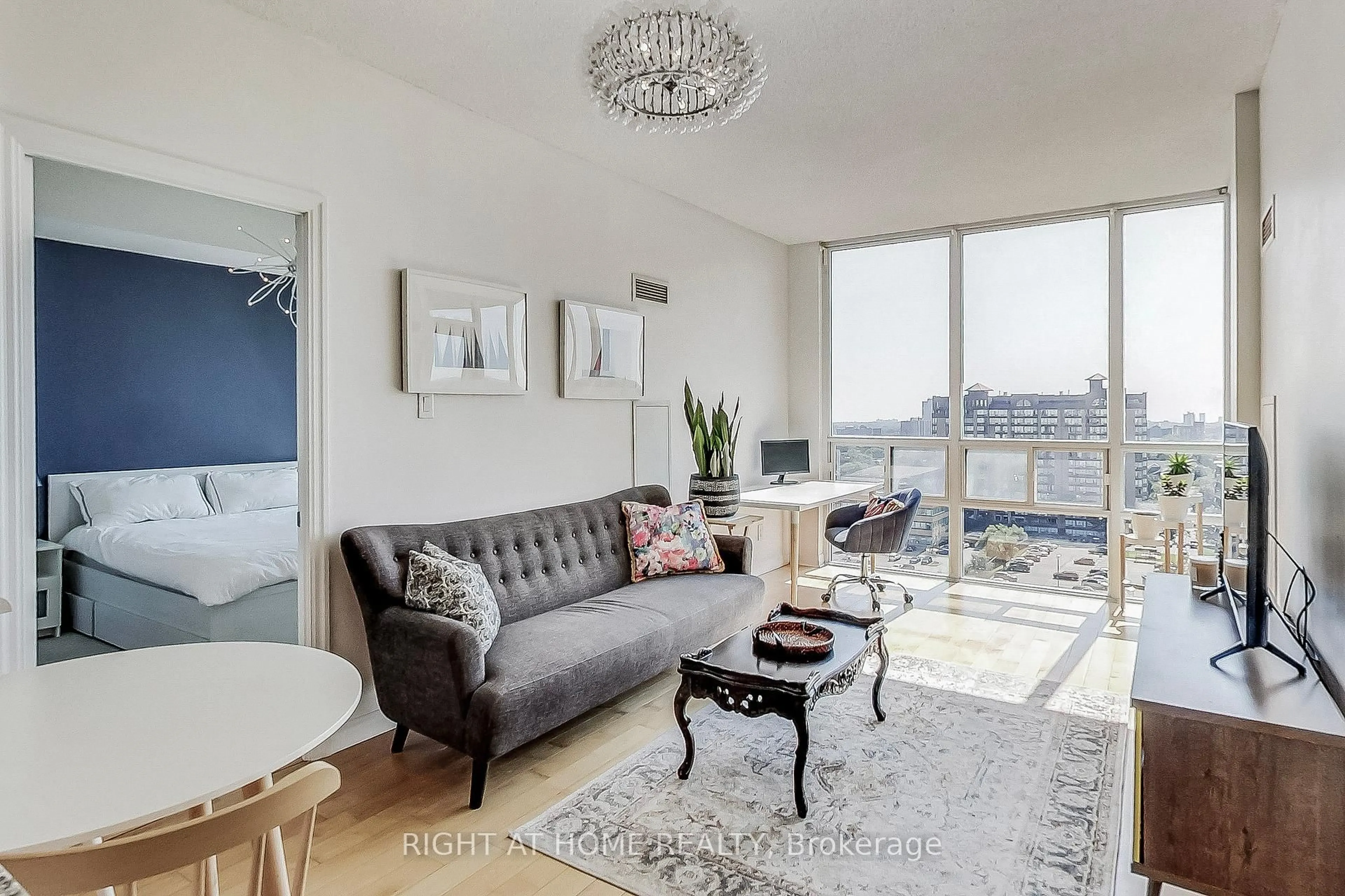 Living room with furniture, unknown for 3515 Kariya Dr #1506, Mississauga Ontario L5B 0C1