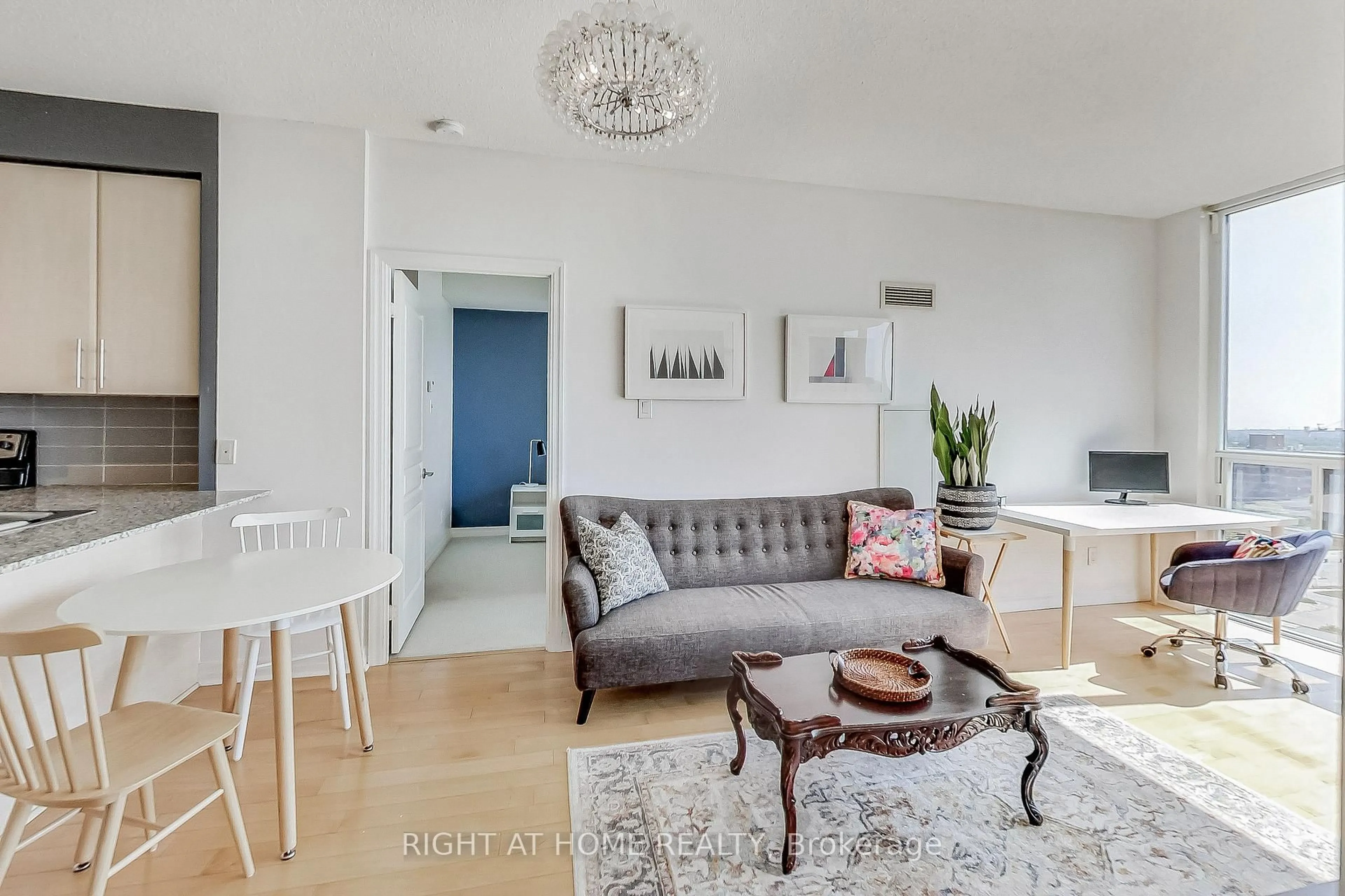 Living room with furniture, unknown for 3515 Kariya Dr #1506, Mississauga Ontario L5B 0C1